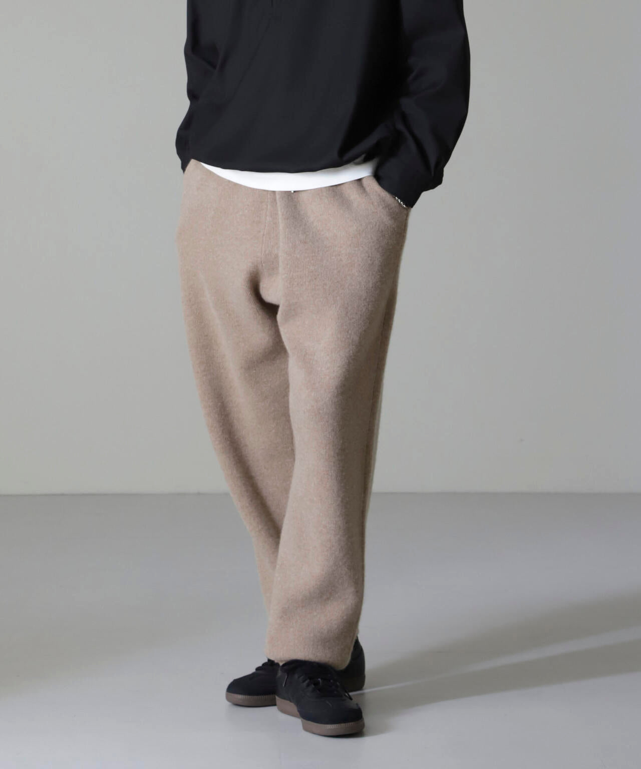 AQUA ウールカシミヤニットパンツ 6684222215