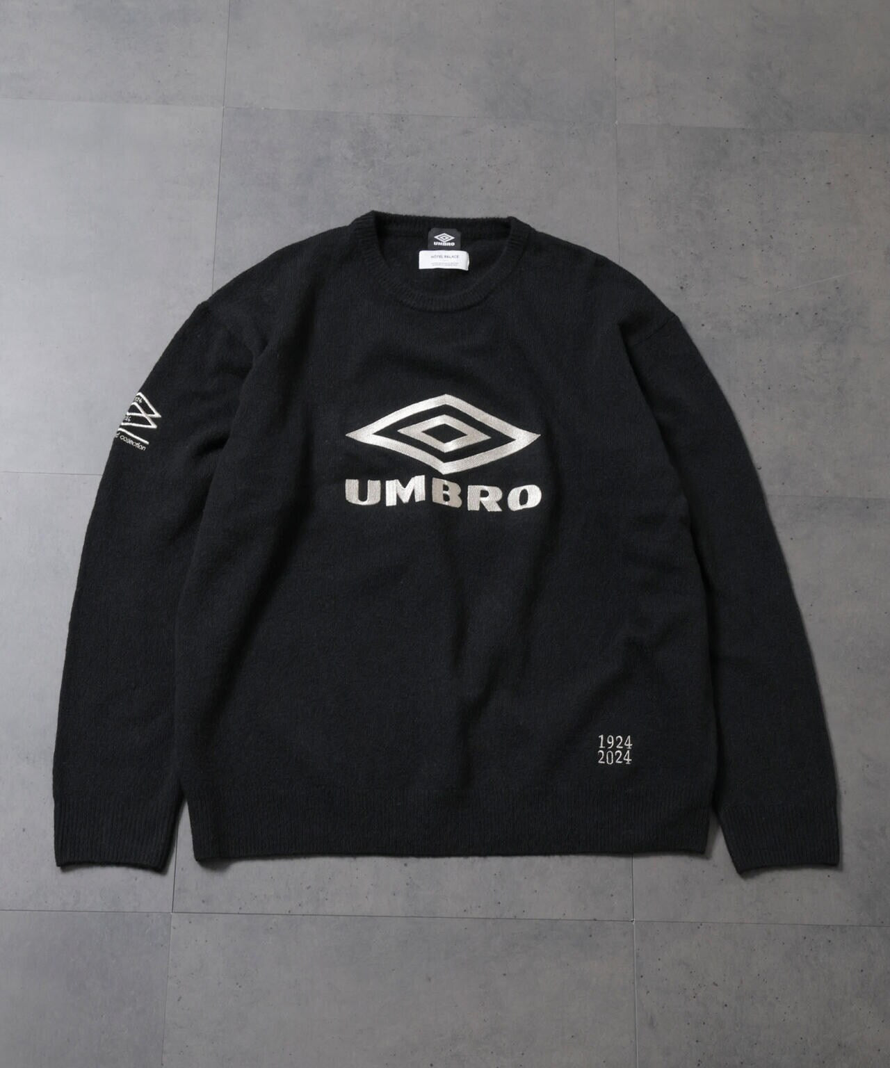 HOTEL PALACE(オテルパラス)xアンブロ ストレッチシャギークルーネックセーター 6684222216