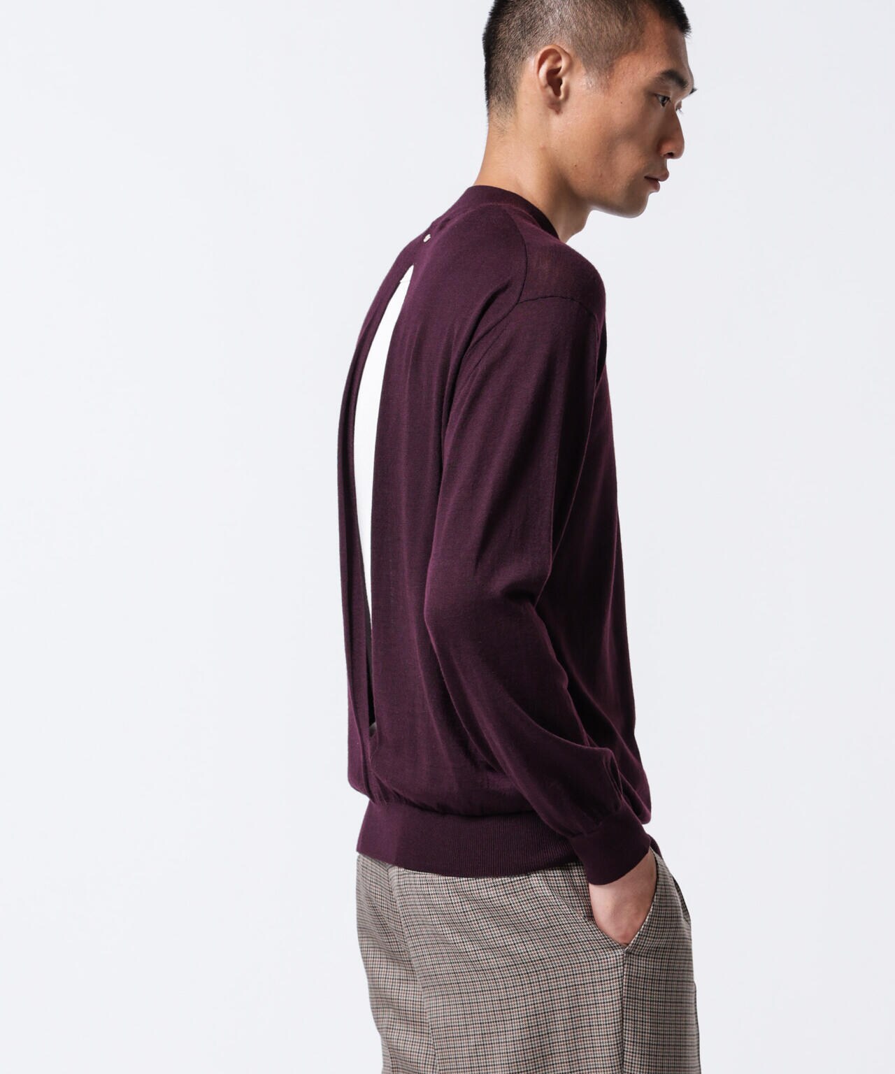 「ASSEMBLANC」BRISBANEベンチレーションモックネックプルオーバー 6684222220