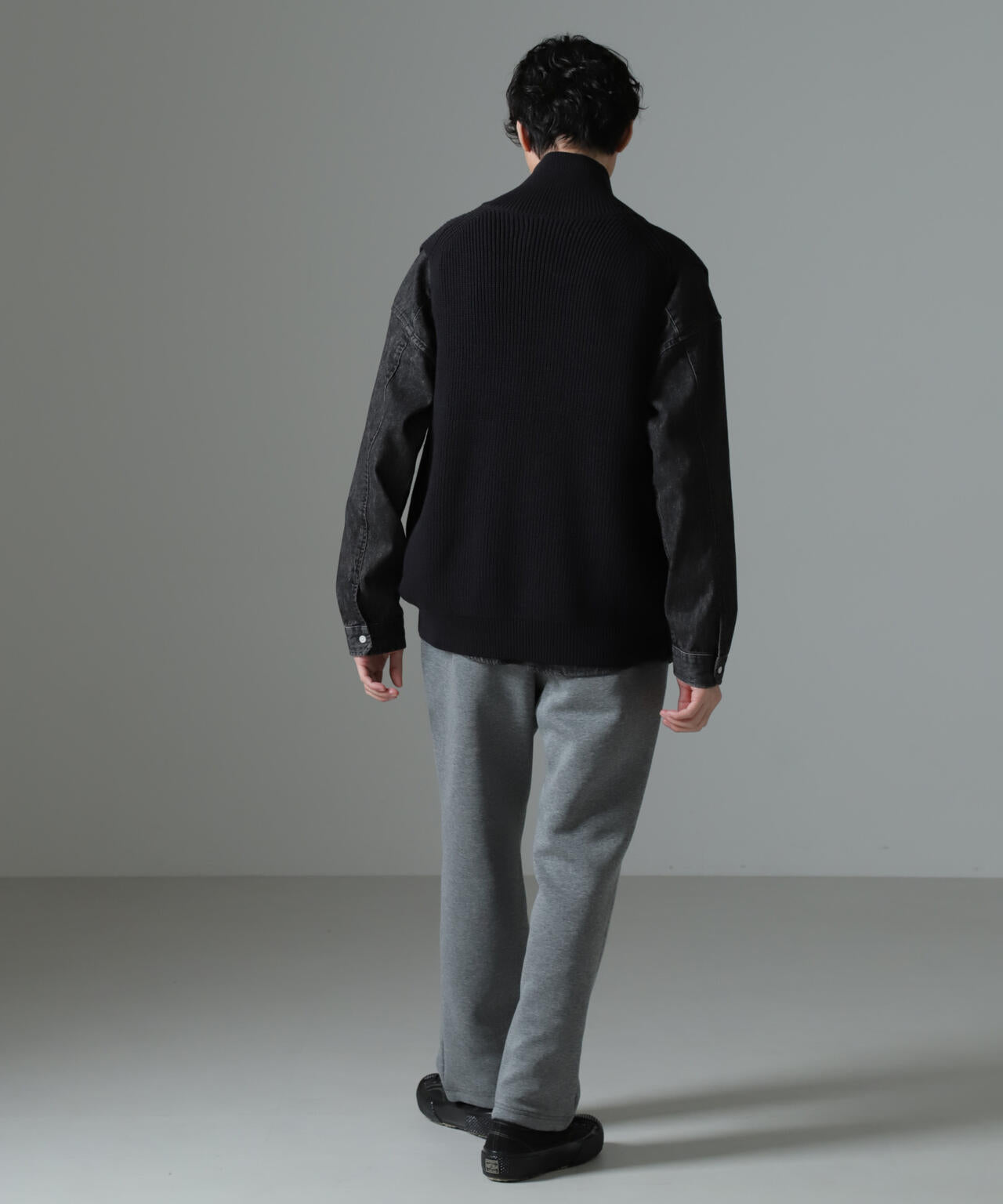 片アゼドライバーズジップニットベスト 6684222236