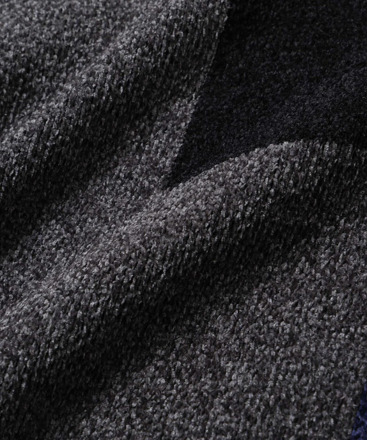 モールヤーンカラーブロッキングカーディガン 6684222250