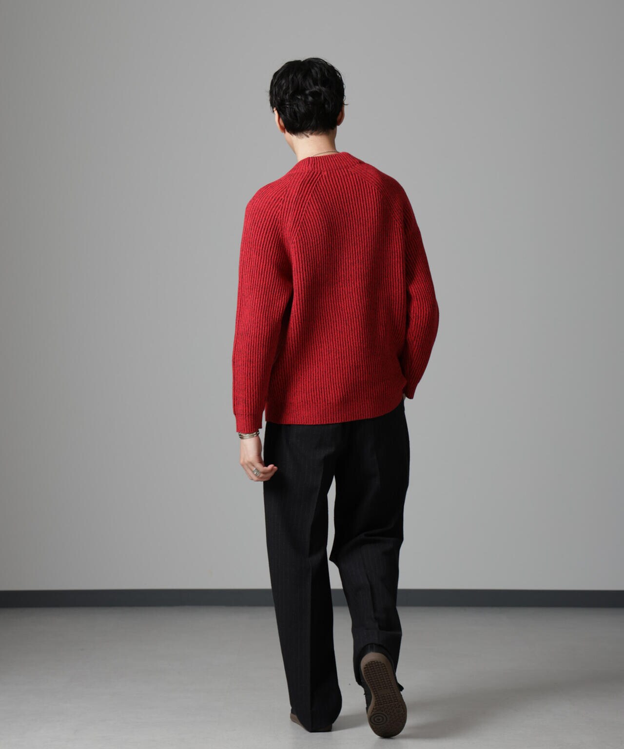 コットンバルキーモックネックニット 6684222255