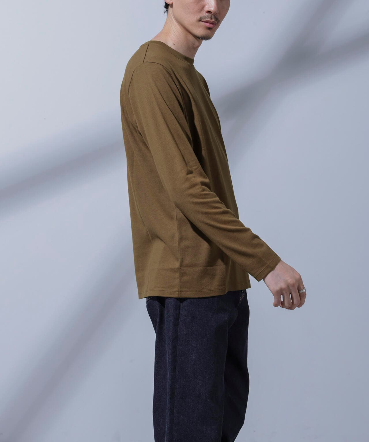 Anti Soaked(R)汗染み防止 クルーネックTシャツ 長袖 6684223205