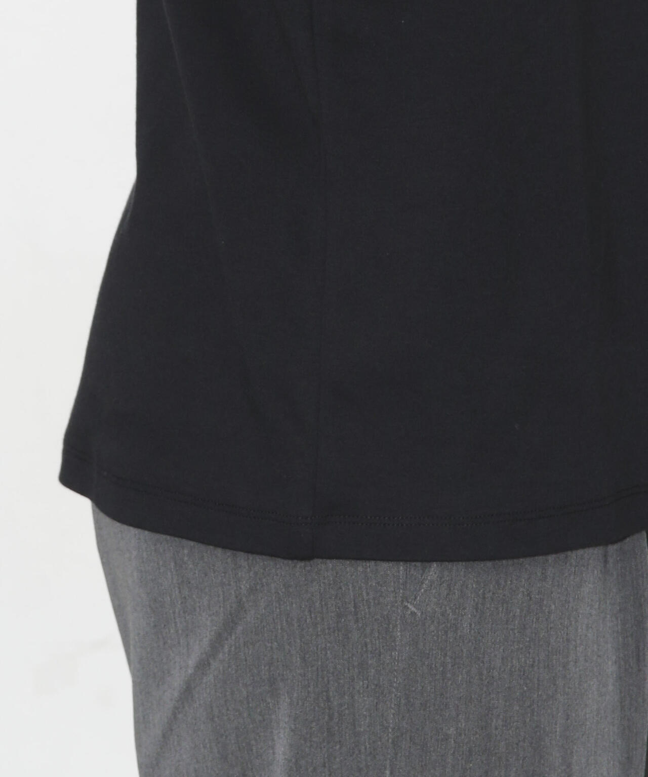 Anti Soaked(R) 汗染み防止 スムースタートルネックTシャツ 長袖 6684223206