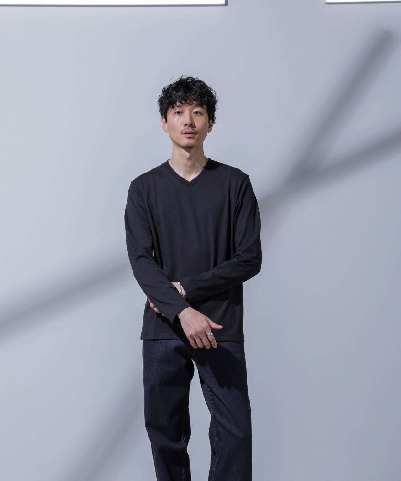 Anti Soaked(R) 汗染み防止 VネックTシャツ 6684223207