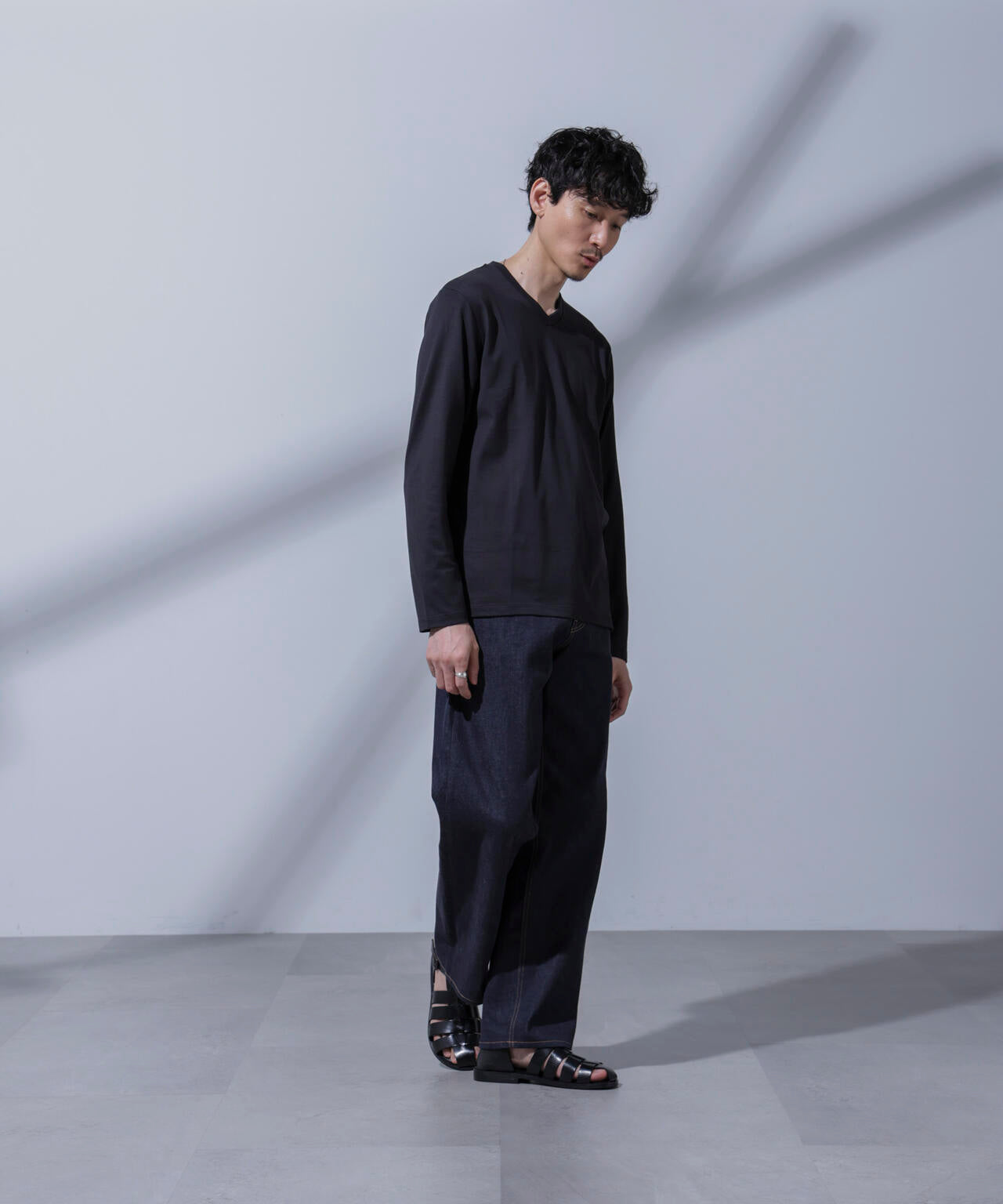 Anti Soaked(R) 汗染み防止 VネックTシャツ 6684223207