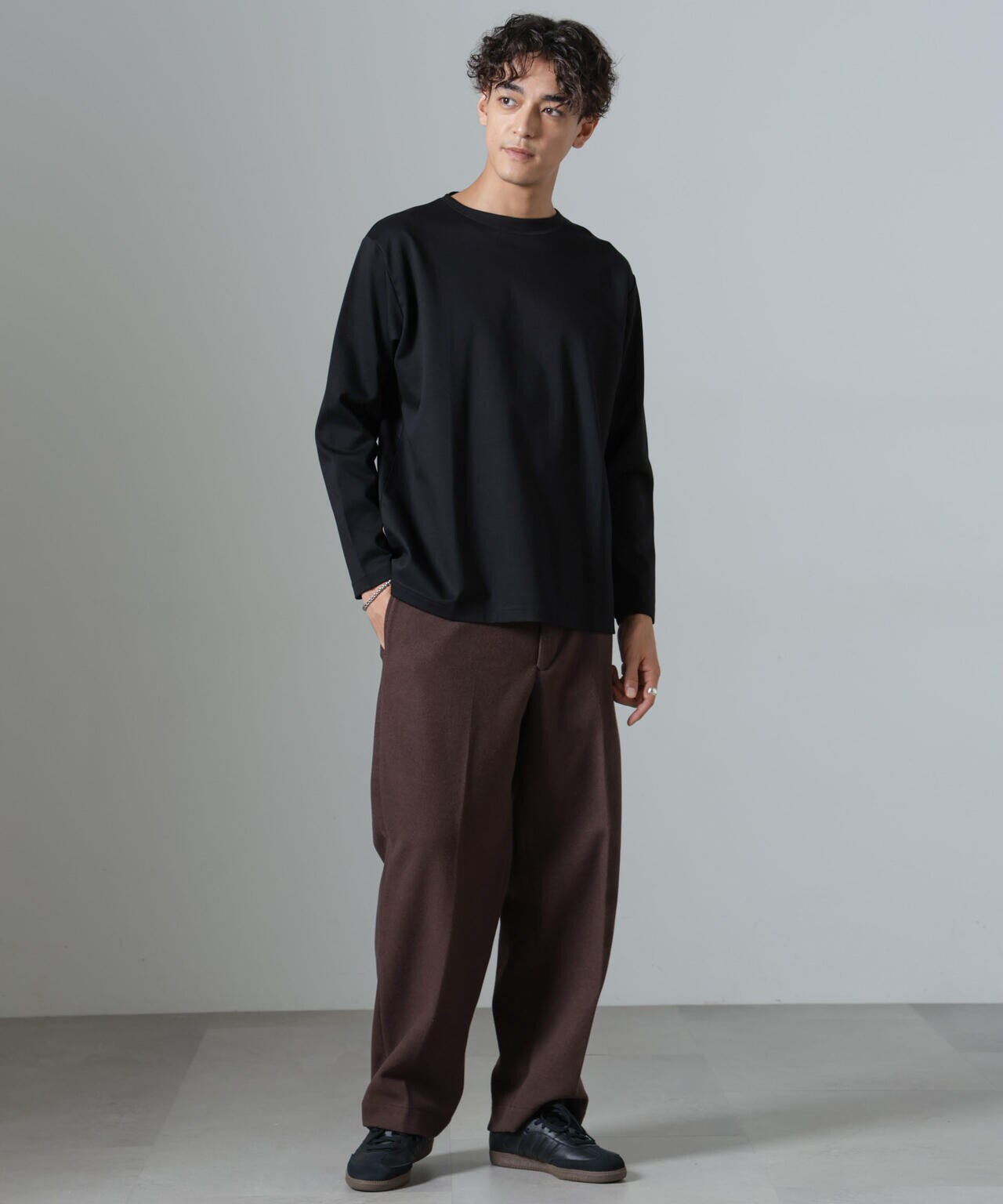 「NJ/CLUB」HOMESTOCKモクロディボートネックTシャツ 6684223211