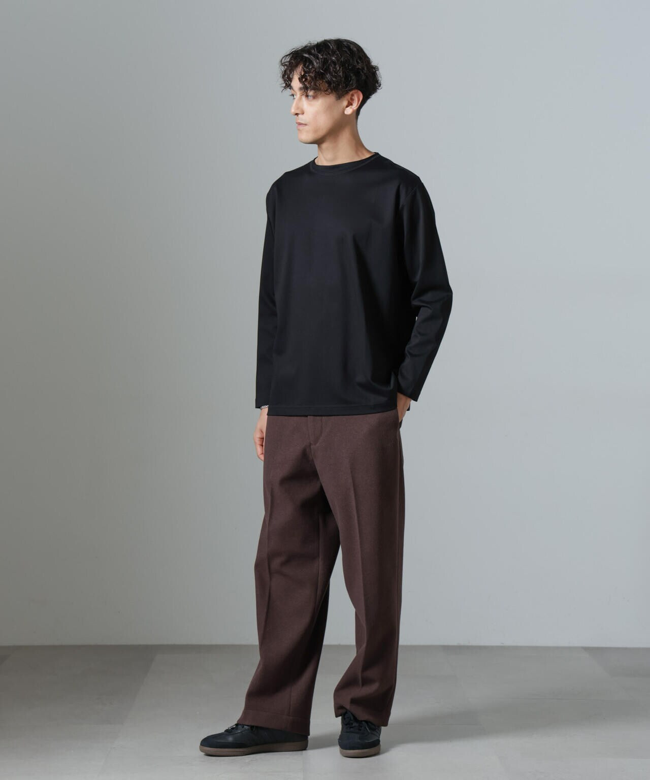 「NJ/CLUB」HOMESTOCKモクロディボートネックTシャツ 6684223211