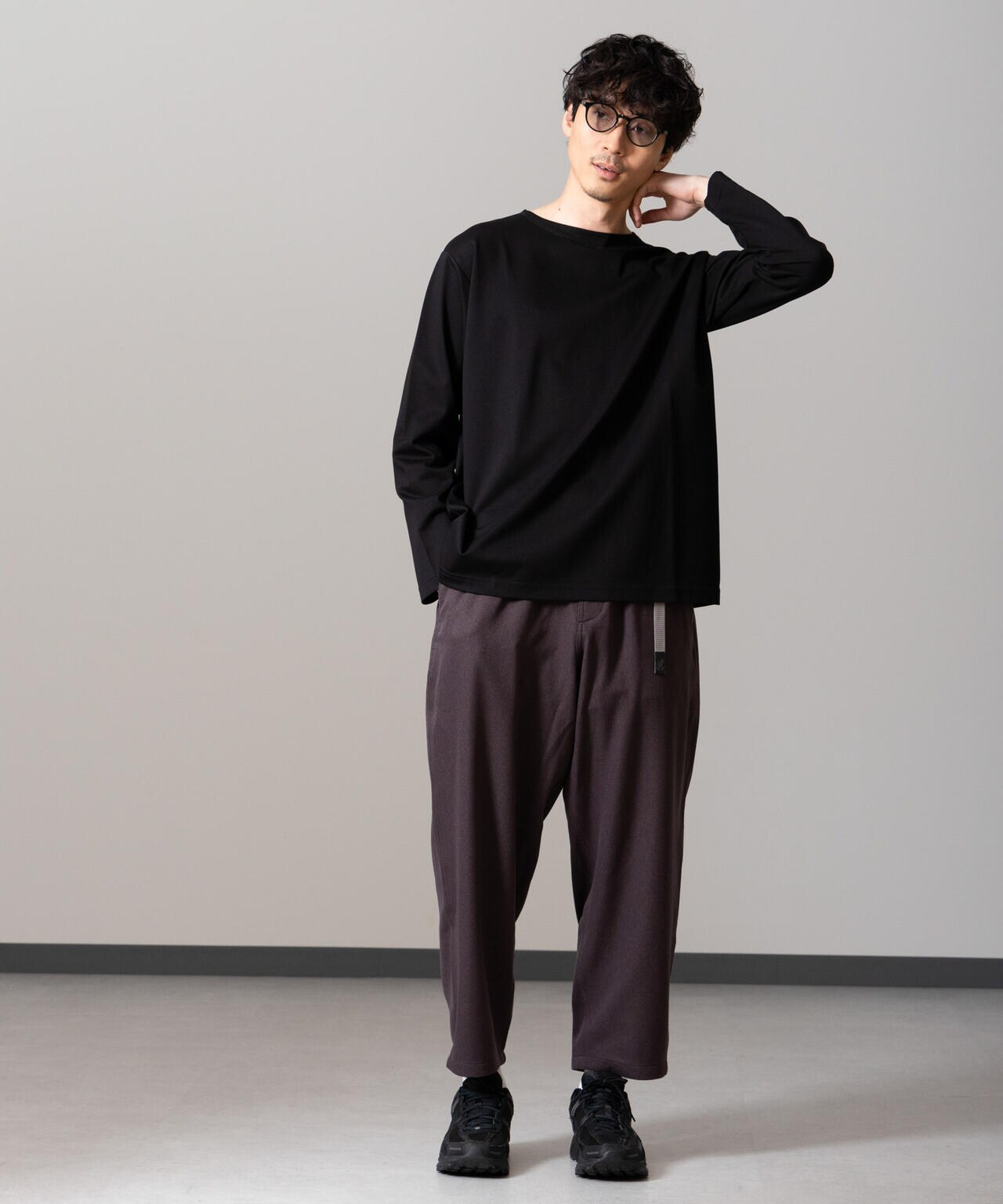 「NJ/CLUB」HOMESTOCKモクロディボートネックTシャツ 6684223211