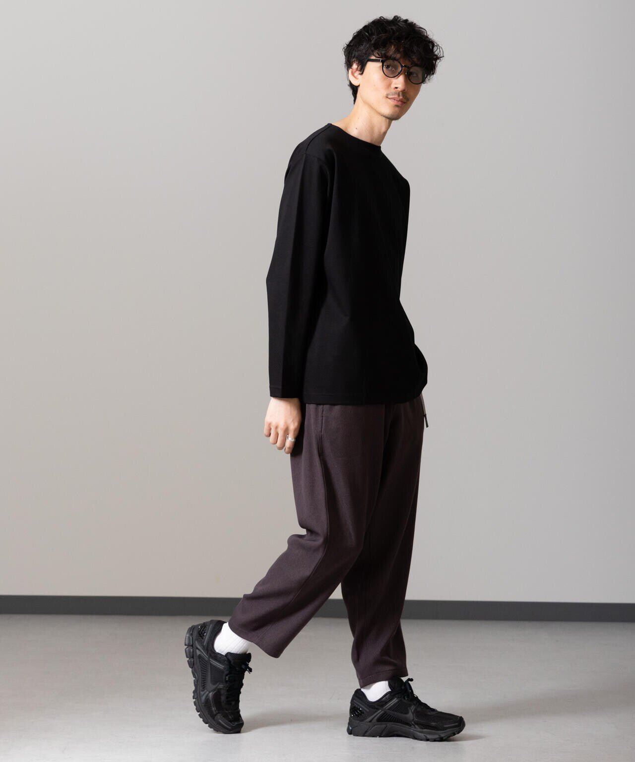 「NJ/CLUB」HOMESTOCKモクロディボートネックTシャツ 6684223211