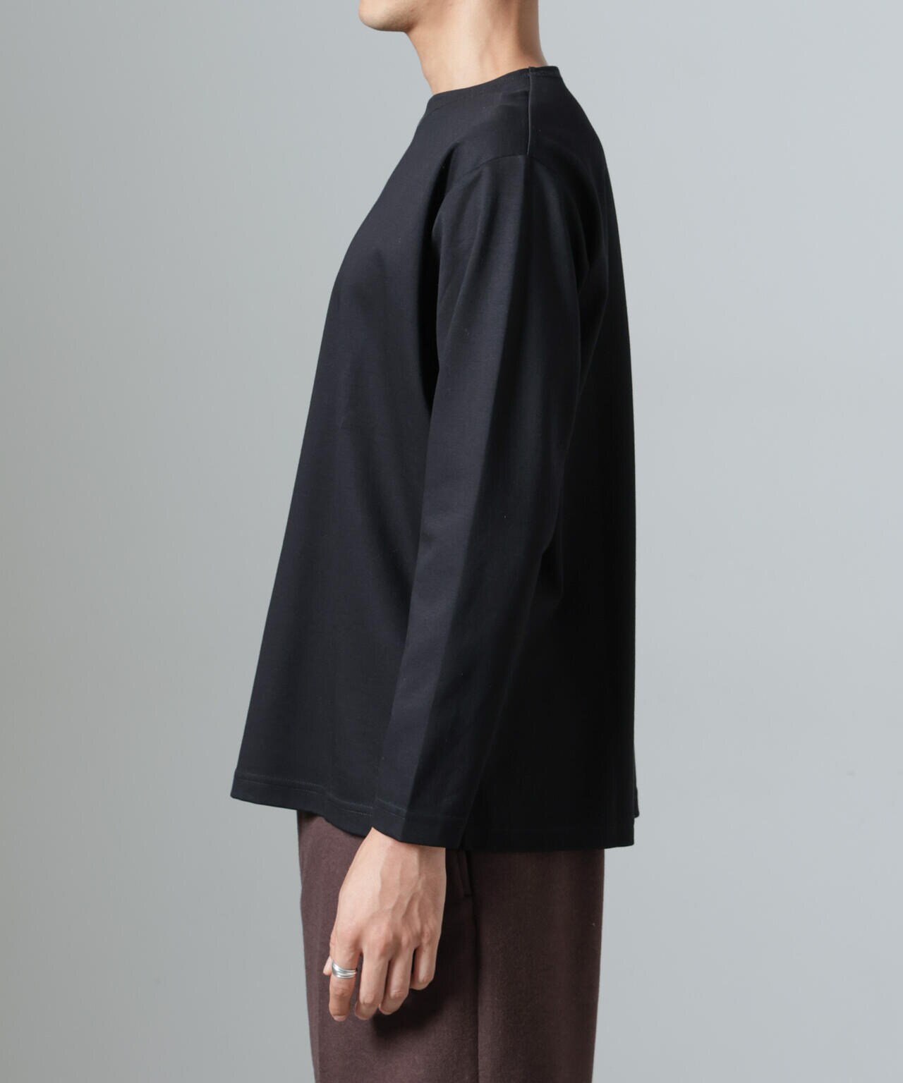 「NJ/CLUB」HOMESTOCKモクロディボートネックTシャツ 6684223211