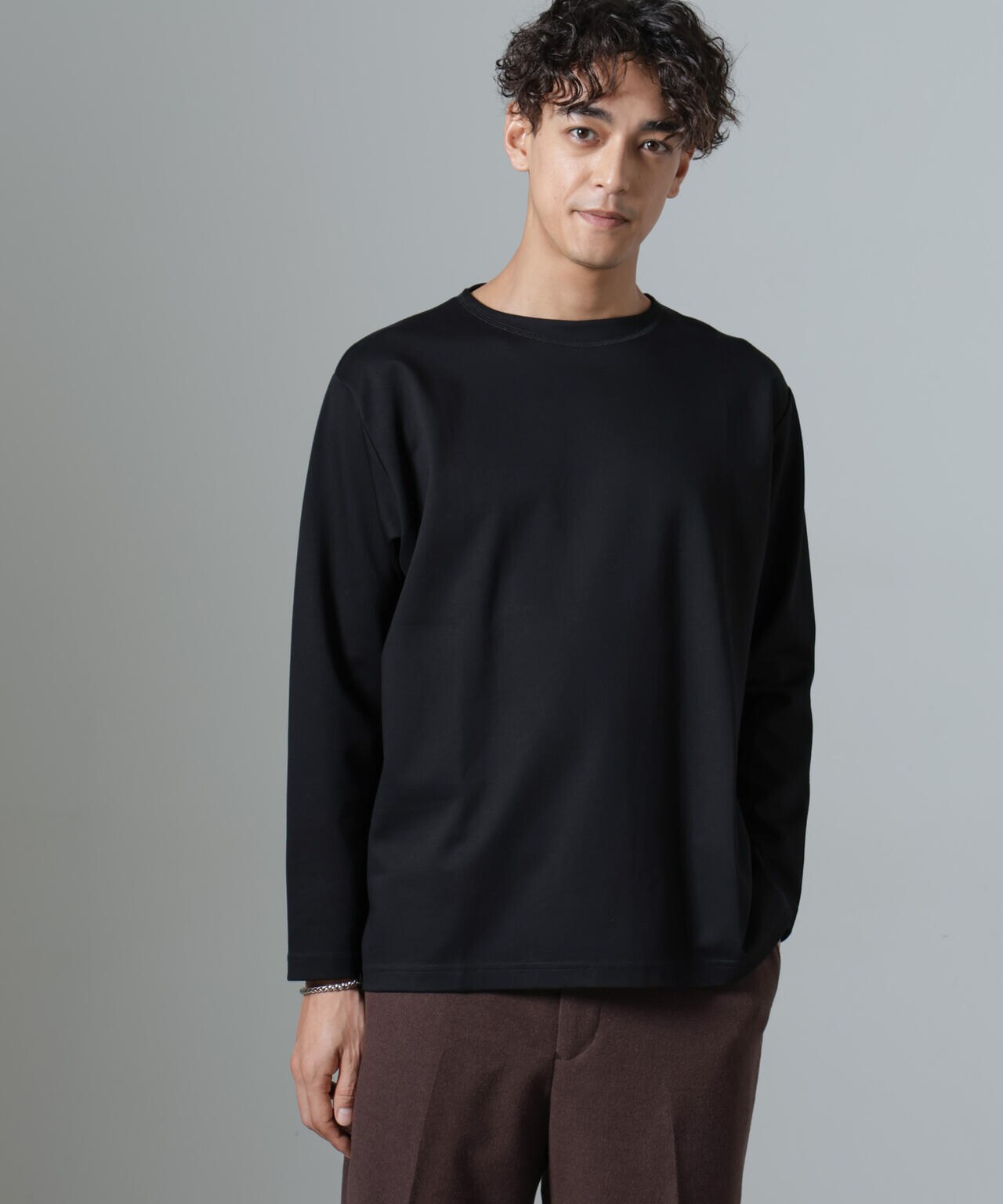 「NJ/CLUB」HOMESTOCKモクロディボートネックTシャツ 6684223211