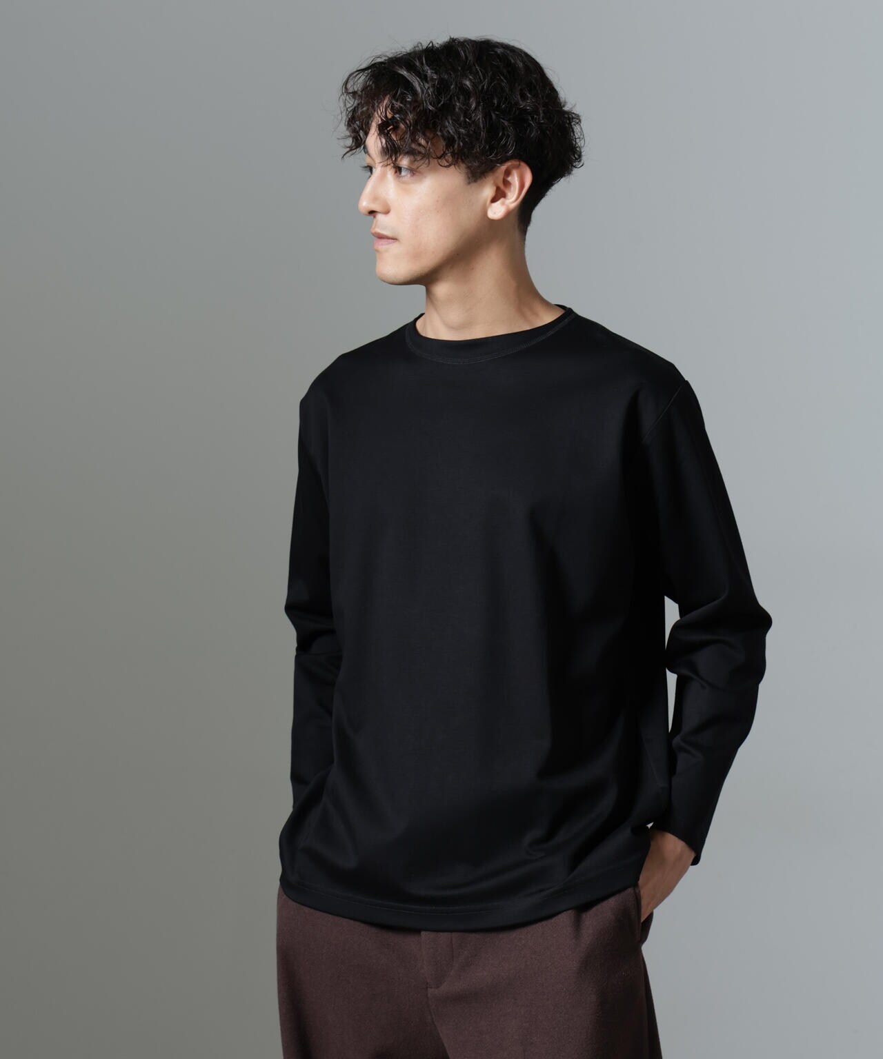 「NJ/CLUB」HOMESTOCKモクロディボートネックTシャツ 6684223211