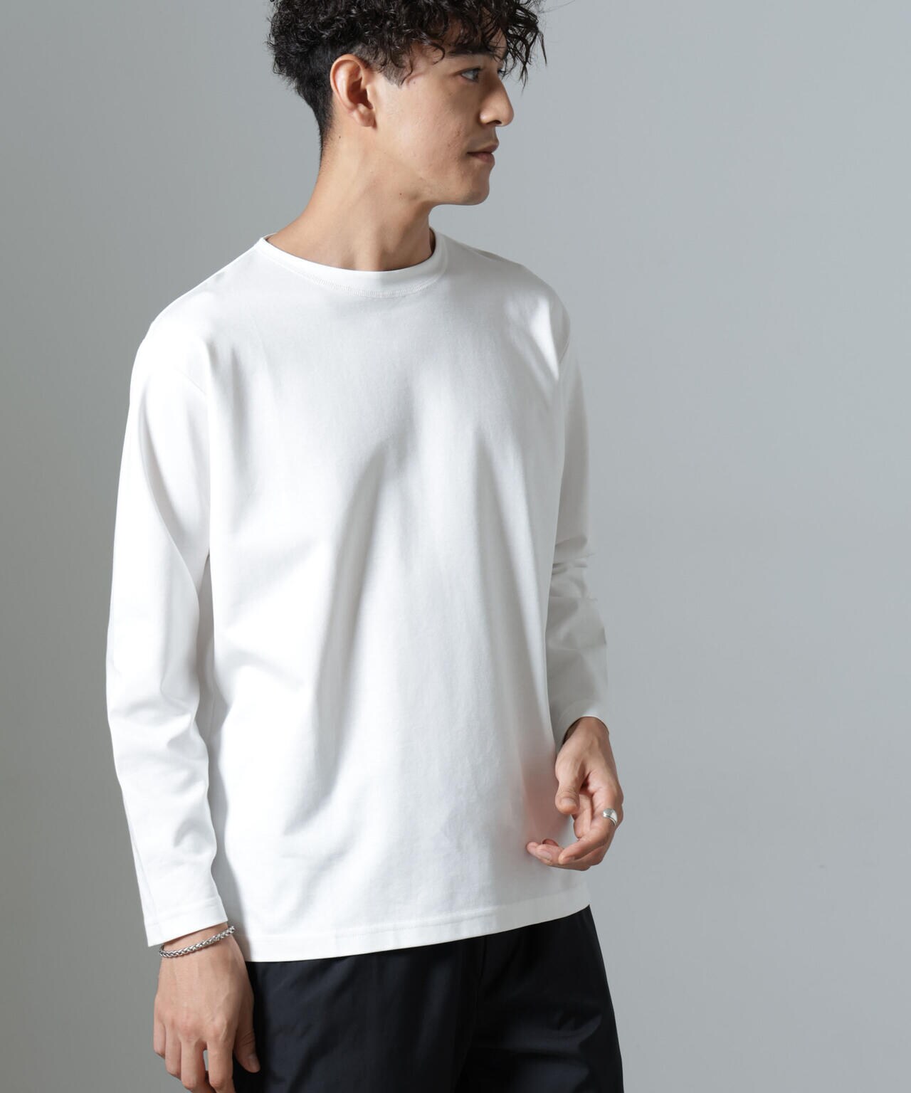 「NJ/CLUB」HOMESTOCKモクロディボートネックTシャツ 6684223211