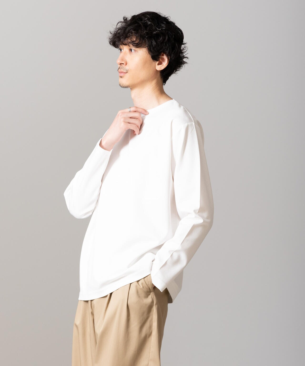 「NJ/CLUB」HOMESTOCKモクロディボートネックTシャツ 6684223211