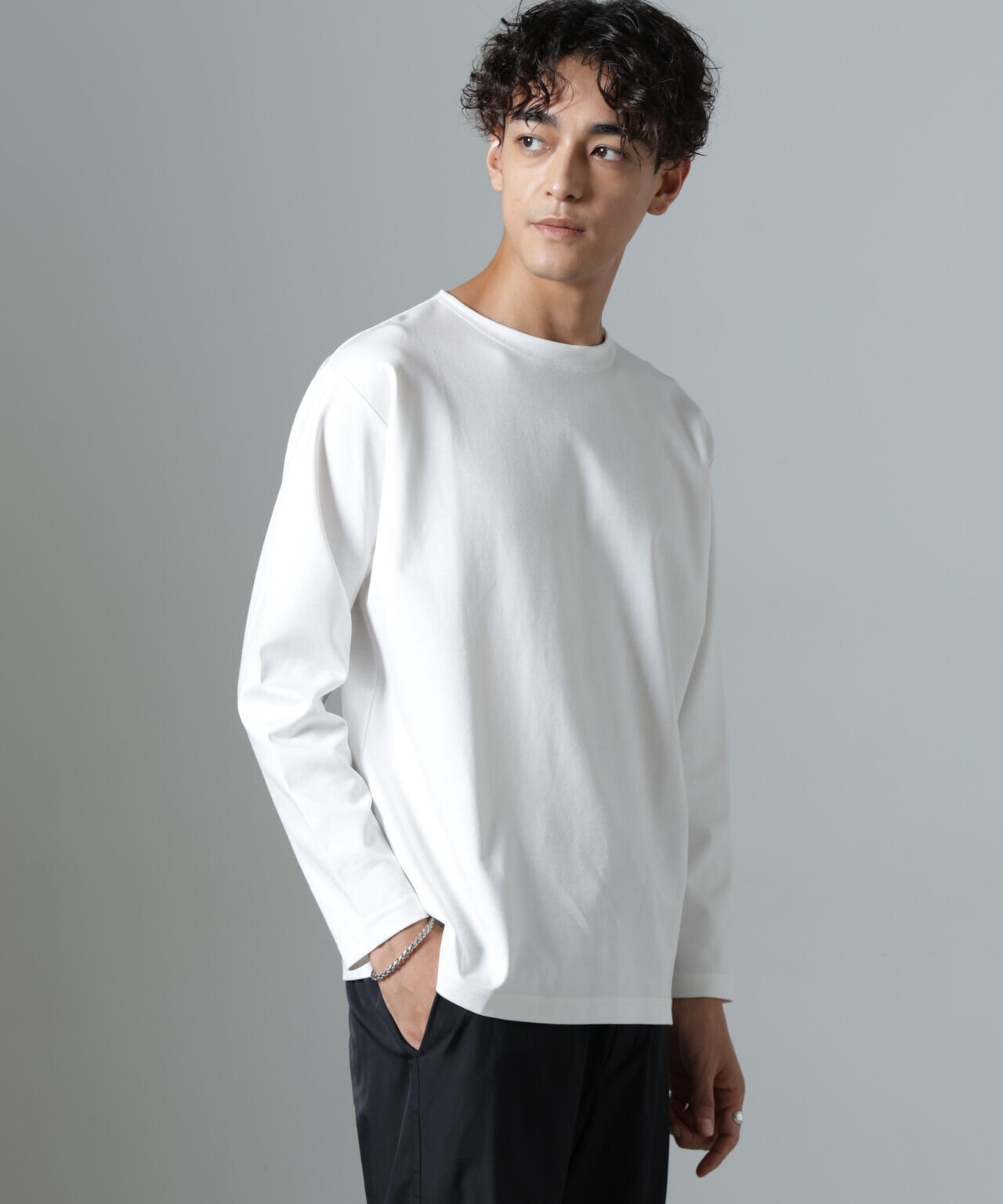 「NJ/CLUB」HOMESTOCKモクロディボートネックTシャツ 6684223211