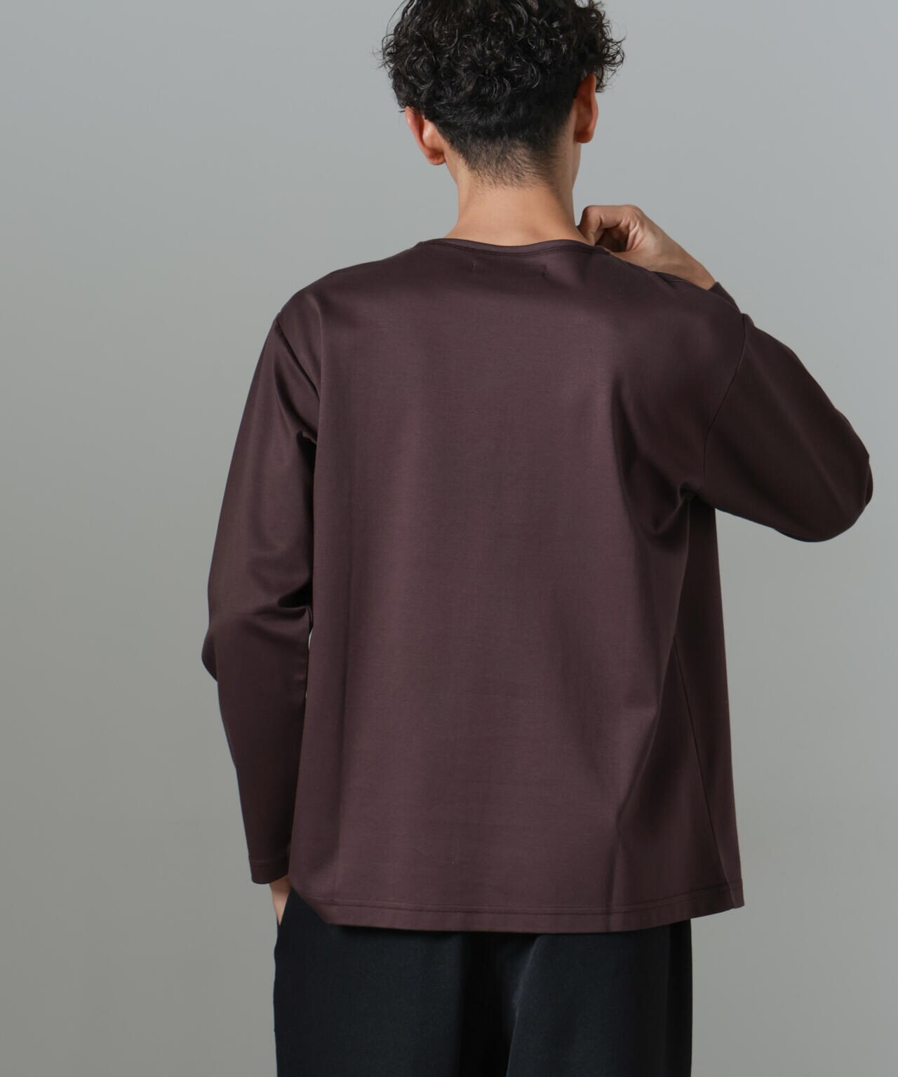 「NJ/CLUB」HOMESTOCKモクロディボートネックTシャツ 6684223211