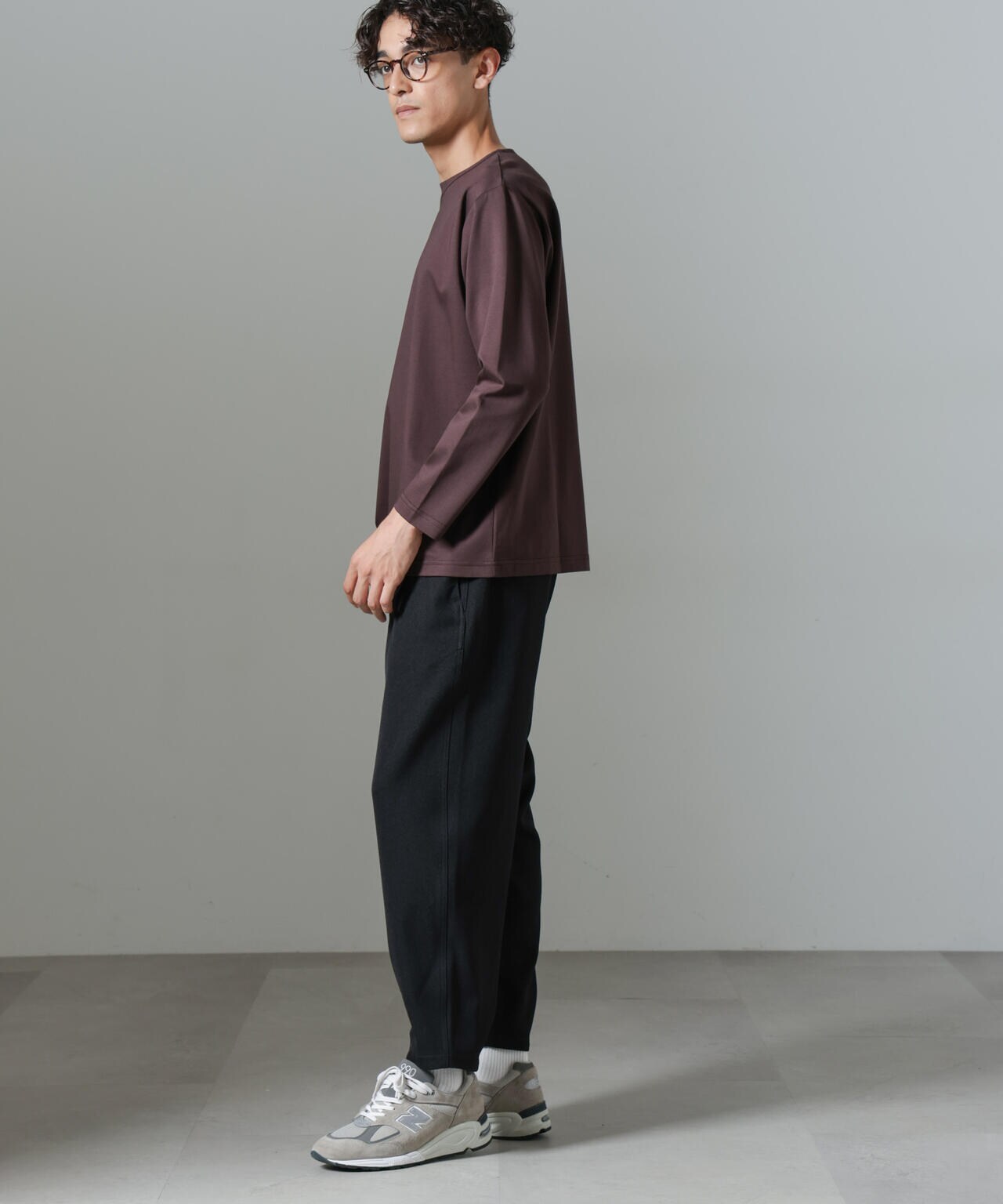 「NJ/CLUB」HOMESTOCKモクロディボートネックTシャツ 6684223211