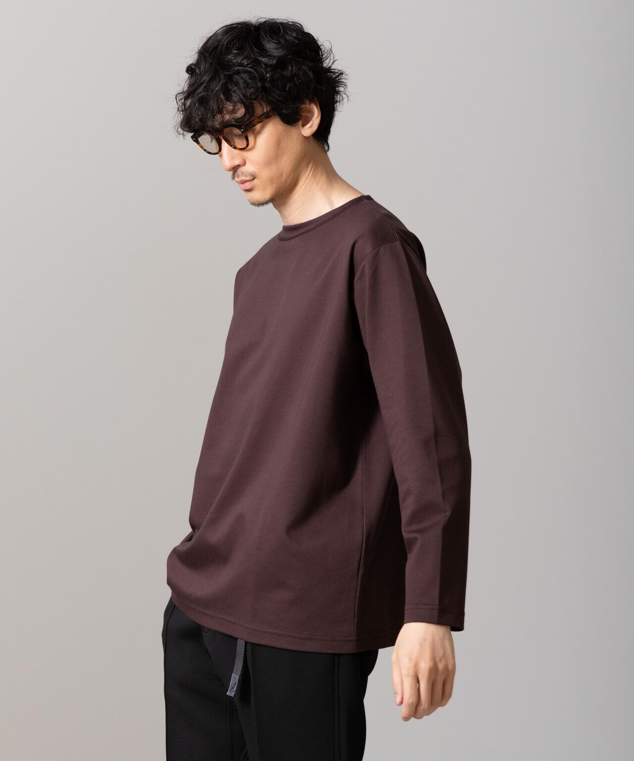 「NJ/CLUB」HOMESTOCKモクロディボートネックTシャツ 6684223211