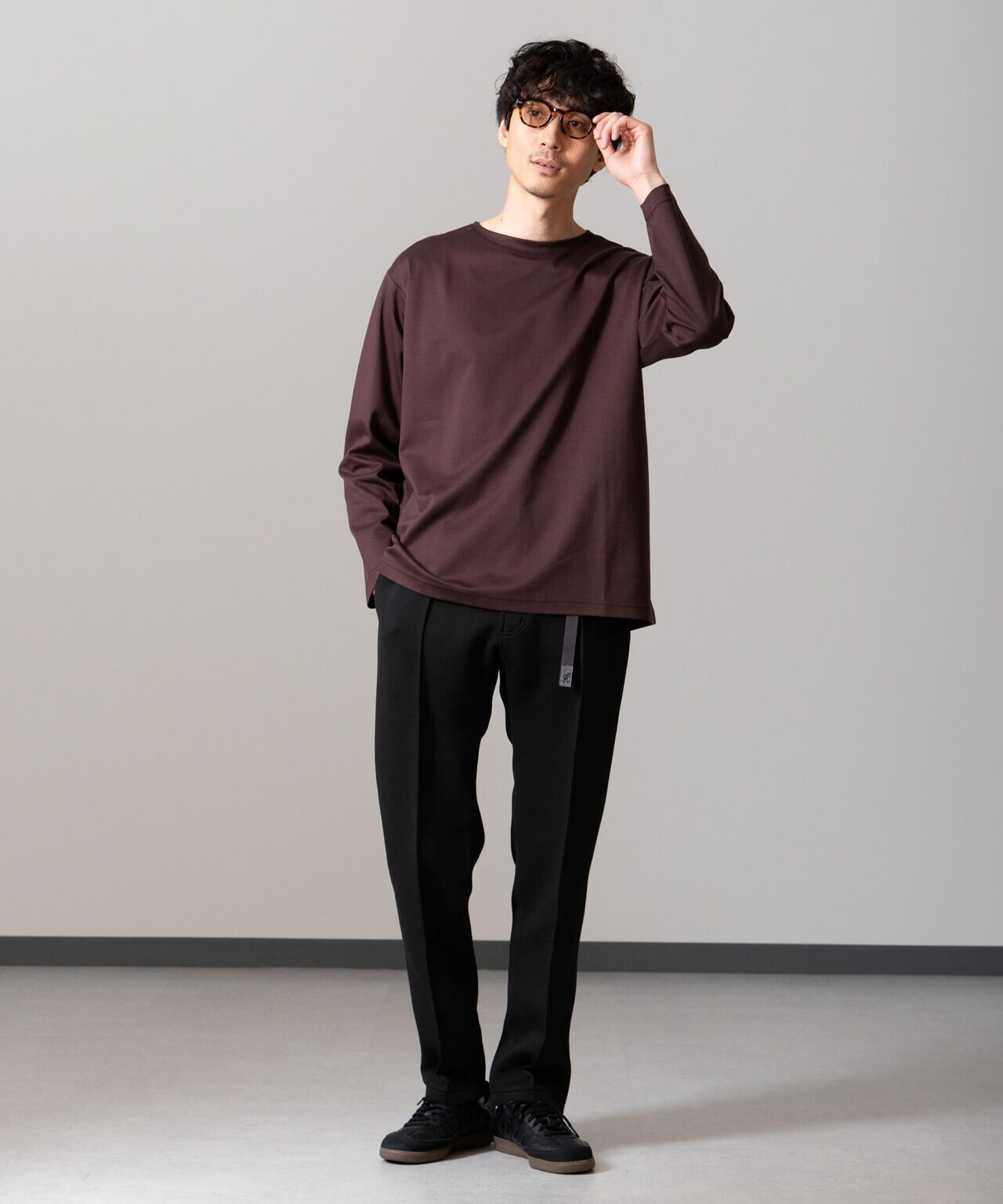 「NJ/CLUB」HOMESTOCKモクロディボートネックTシャツ 6684223211