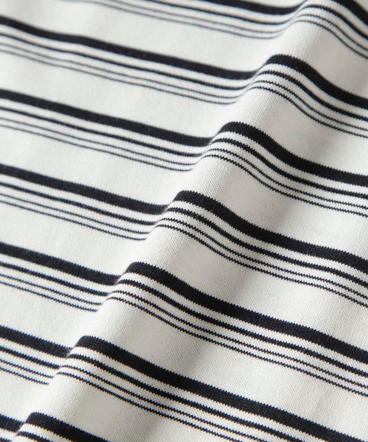 Anti Soaked(R)  ランダムボーダークルーネックTシャツ 長袖 6684223213