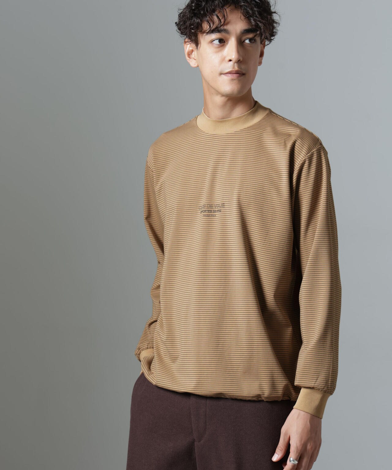 「NJ/CLUB」PARKSTOCK ボーダーロングスリーブTシャツ 6684223221