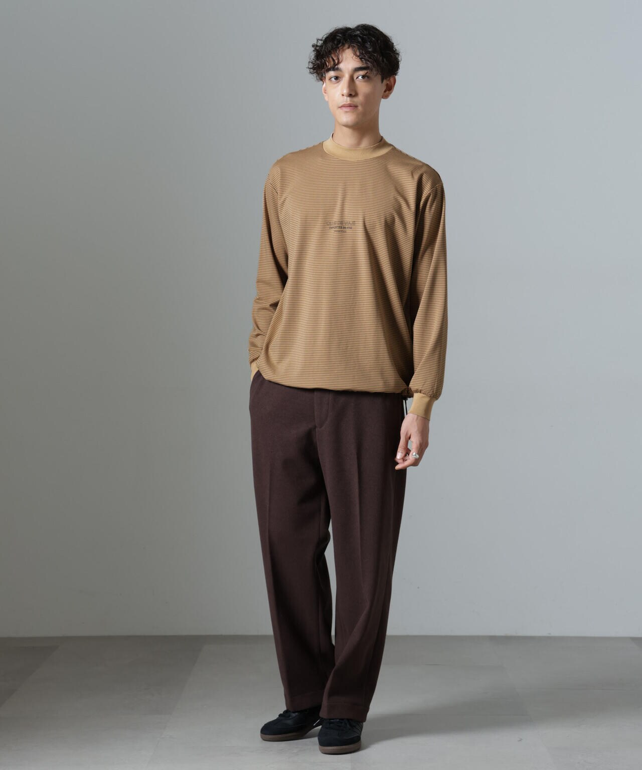 「NJ/CLUB」PARKSTOCK ボーダーロングスリーブTシャツ 6684223221