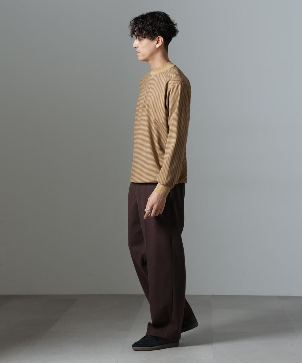 「NJ/CLUB」PARKSTOCK ボーダーロングスリーブTシャツ 6684223221