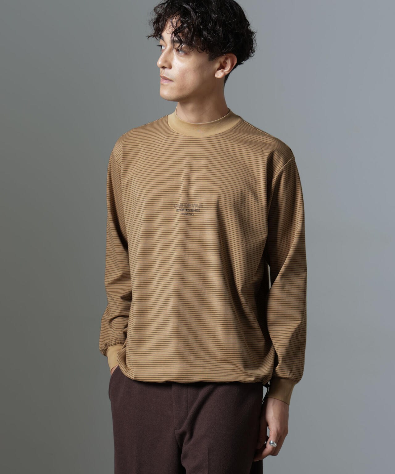 「NJ/CLUB」PARKSTOCK ボーダーロングスリーブTシャツ 6684223221