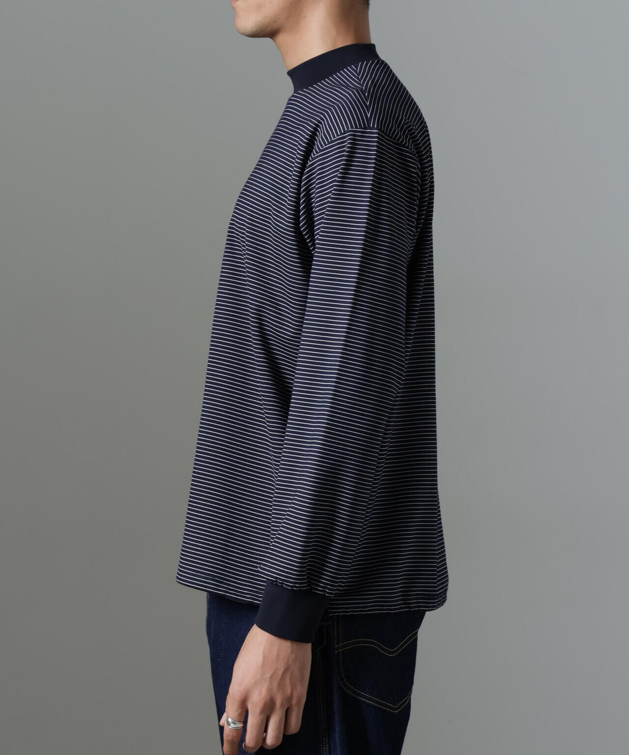 「NJ/CLUB」PARKSTOCK ボーダーロングスリーブTシャツ 6684223221