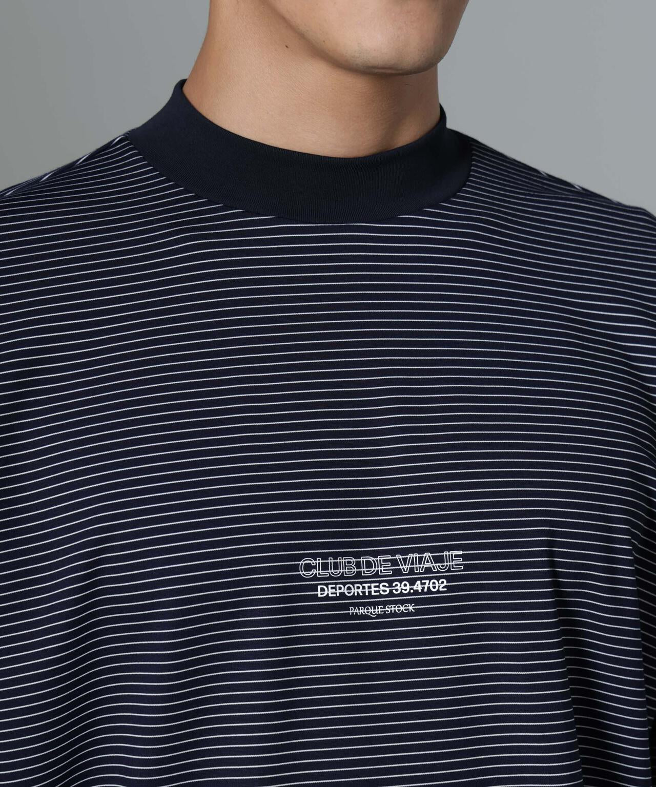 「NJ/CLUB」PARKSTOCK ボーダーロングスリーブTシャツ 6684223221