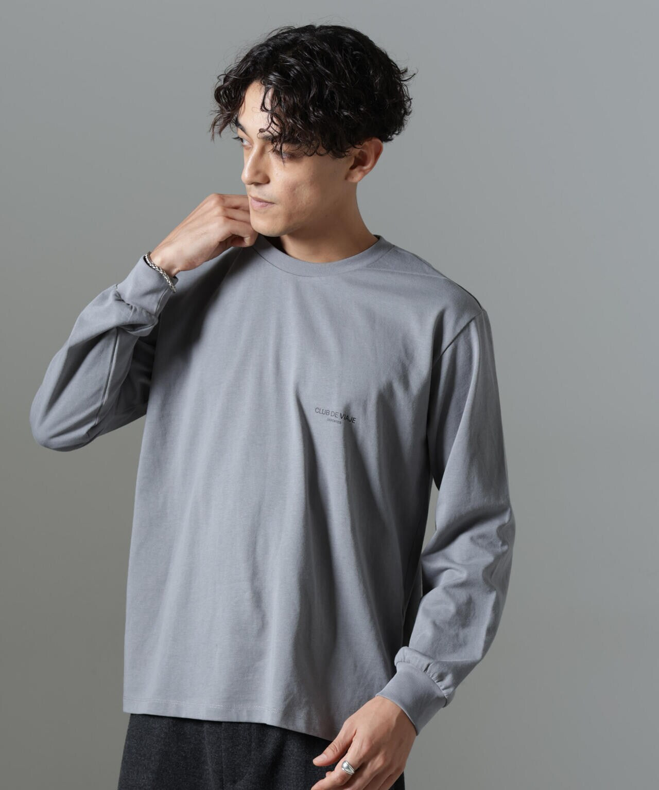 「NJ/CLUB」PARKSTOCK プリントロングスリーブTシャツ 6684223222