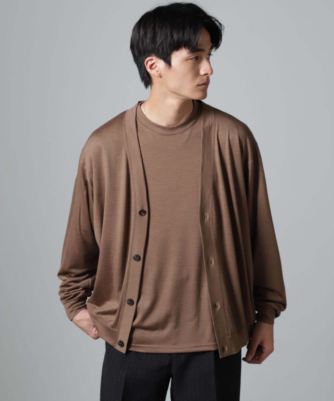 最大12%OFFクーポン 100% ウォッシャブル ウール 」 カーディガン トップス