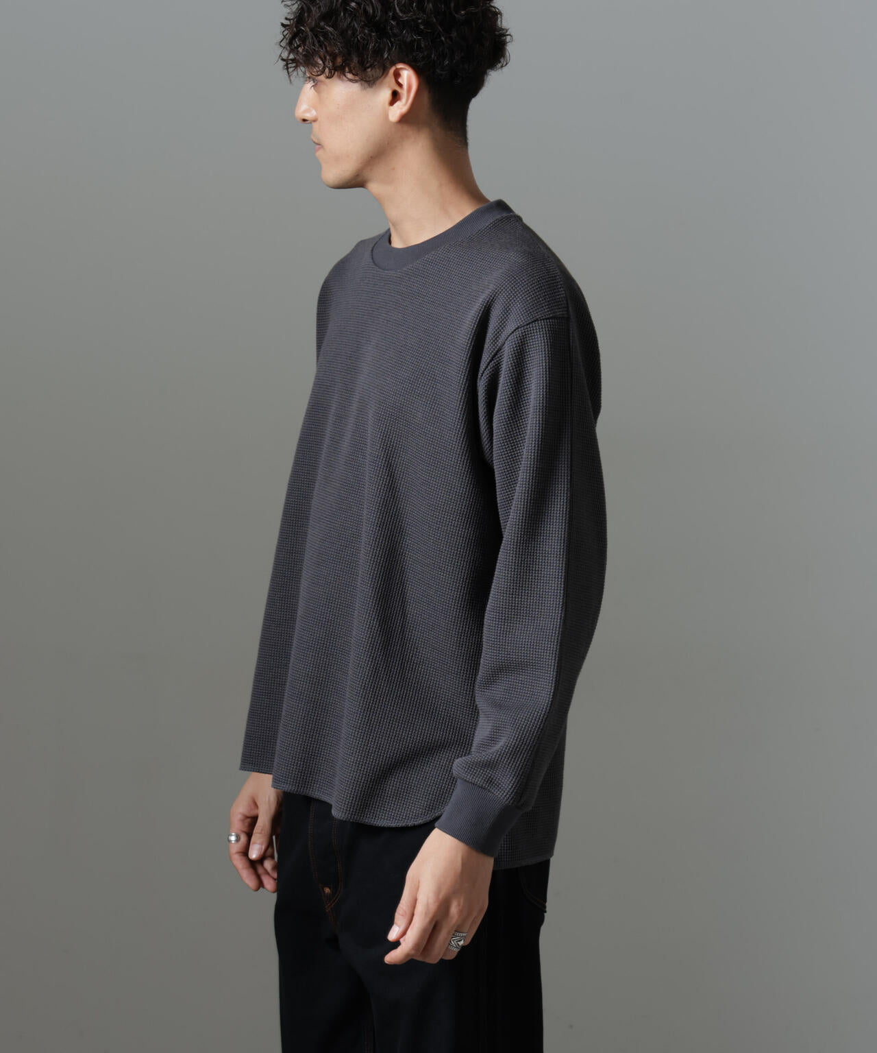テクノワッフル ロングスリーブTシャツ 6684223230