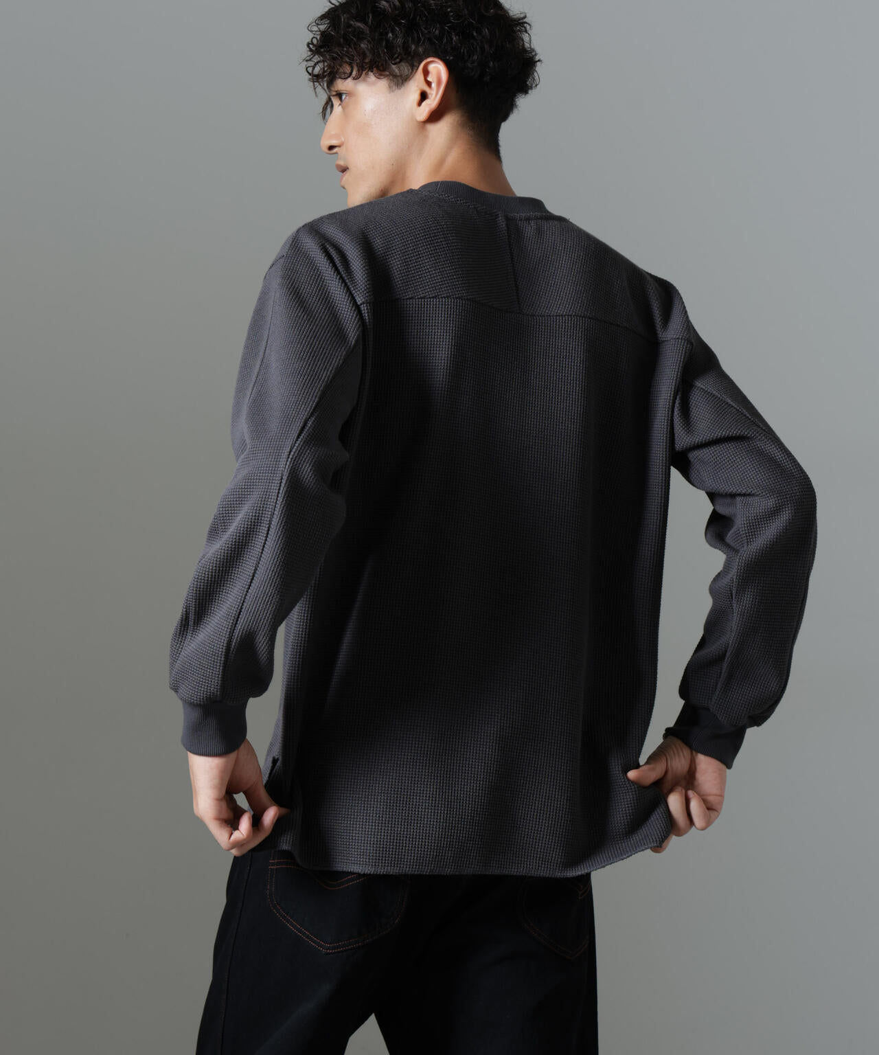 テクノワッフル ロングスリーブTシャツ 6684223230