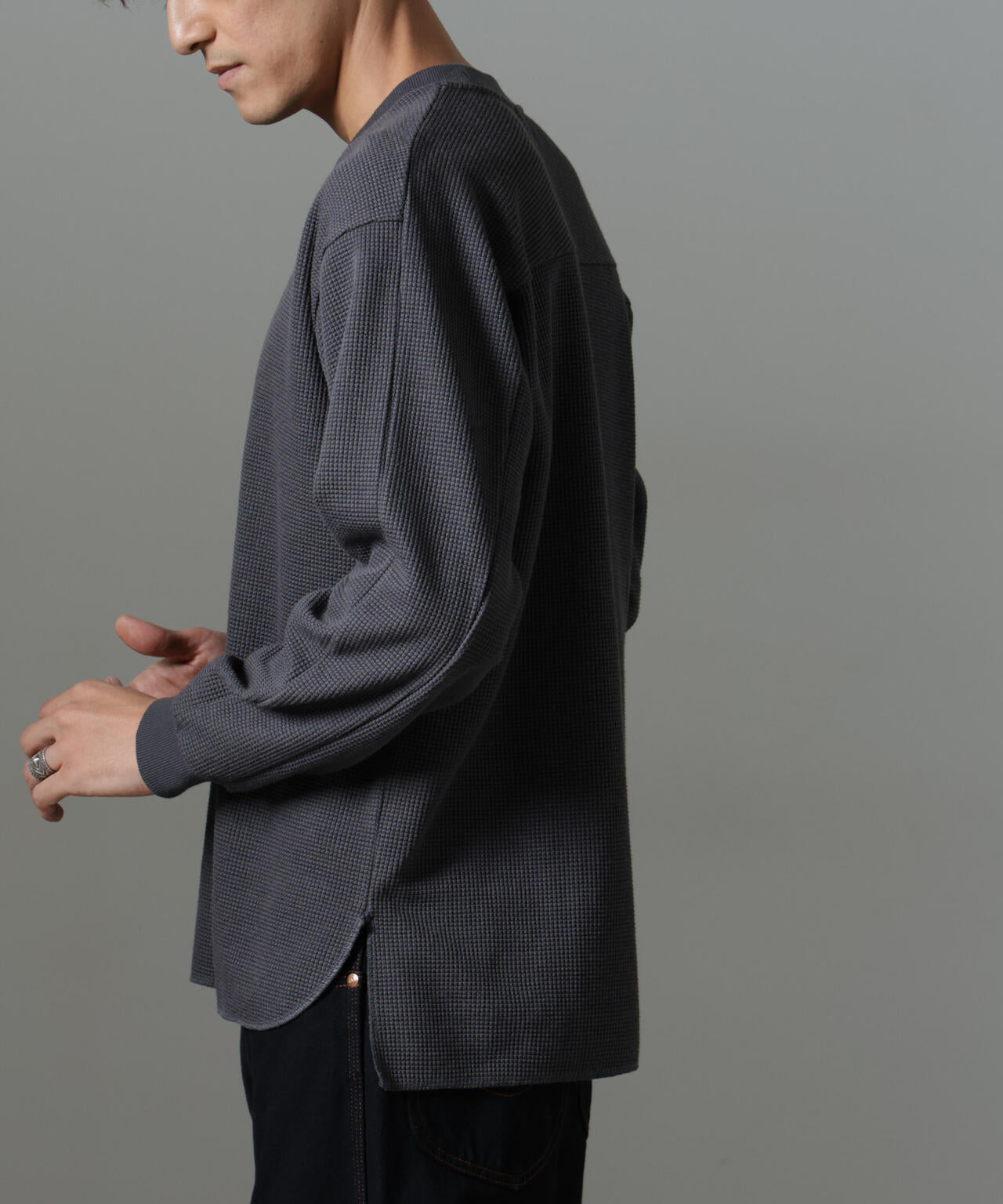 テクノワッフル ロングスリーブTシャツ 6684223230