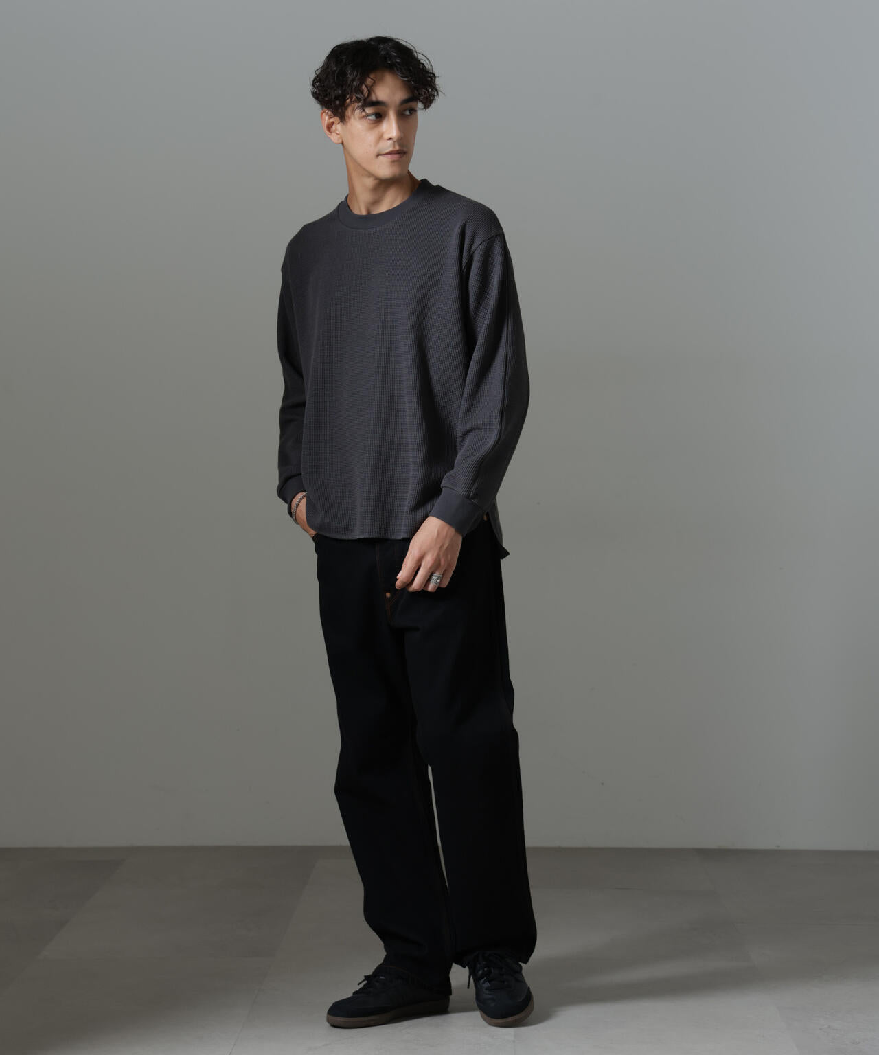 テクノワッフル ロングスリーブTシャツ 6684223230