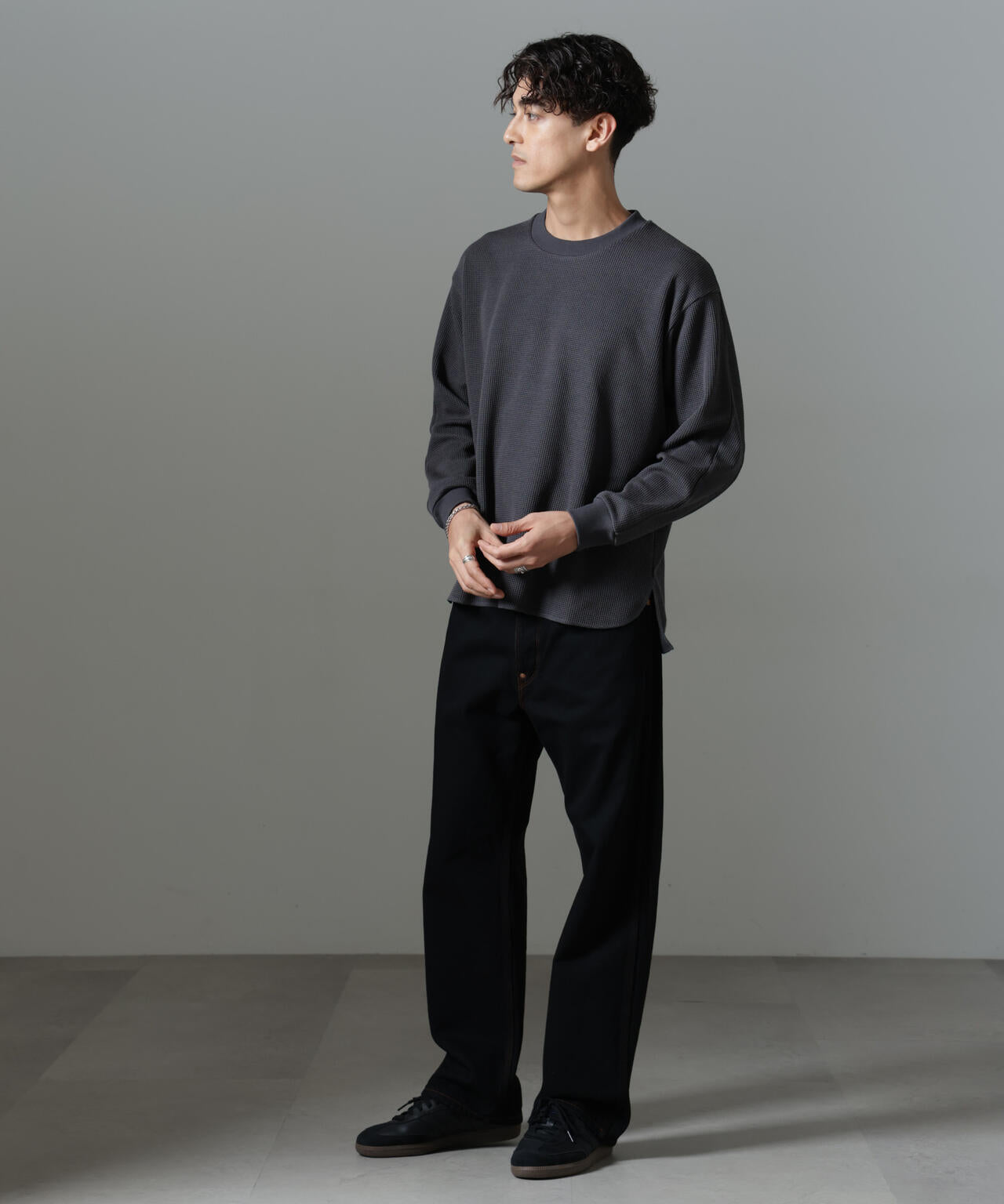 テクノワッフル ロングスリーブTシャツ 6684223230