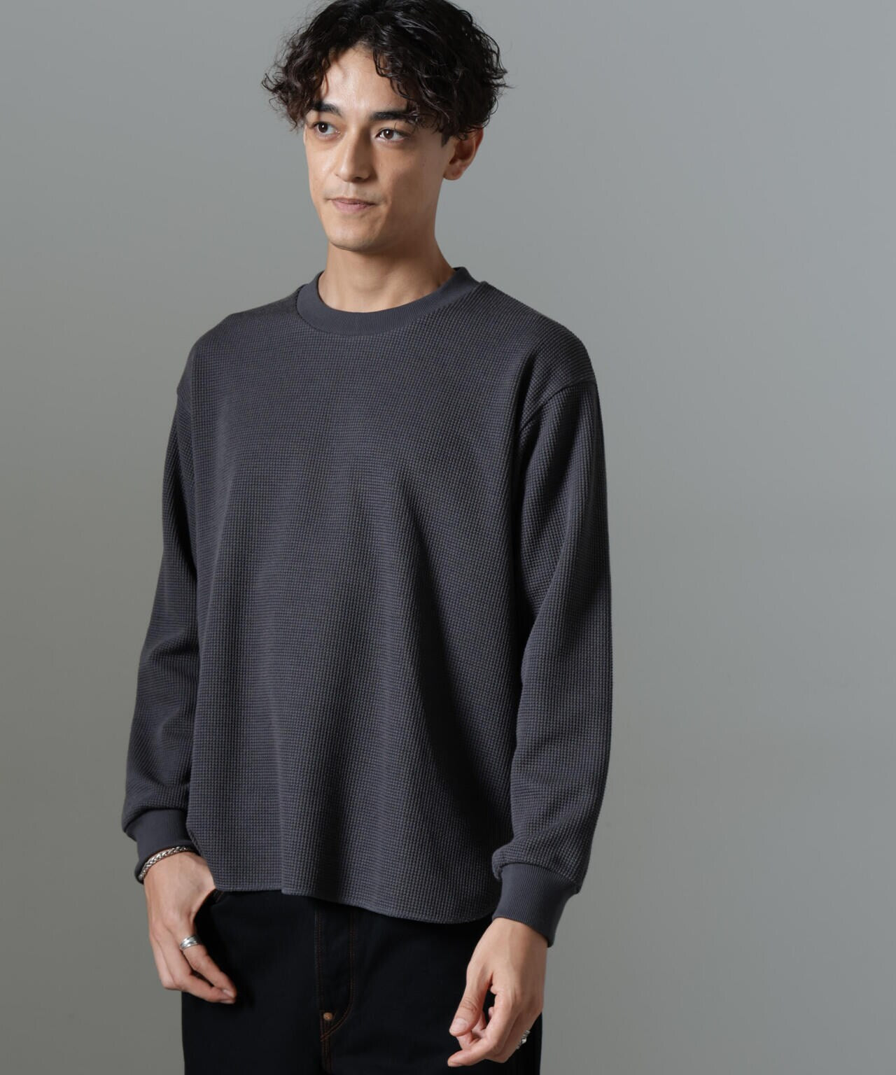 テクノワッフル ロングスリーブTシャツ 6684223230