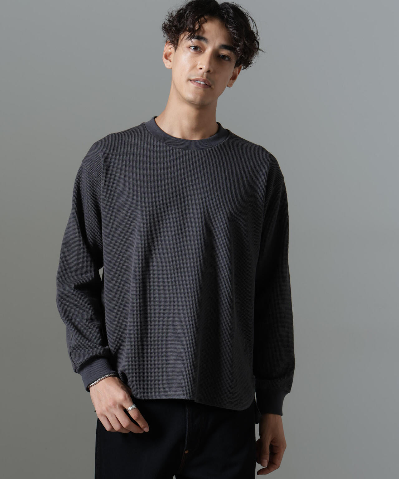 テクノワッフル ロングスリーブTシャツ 6684223230