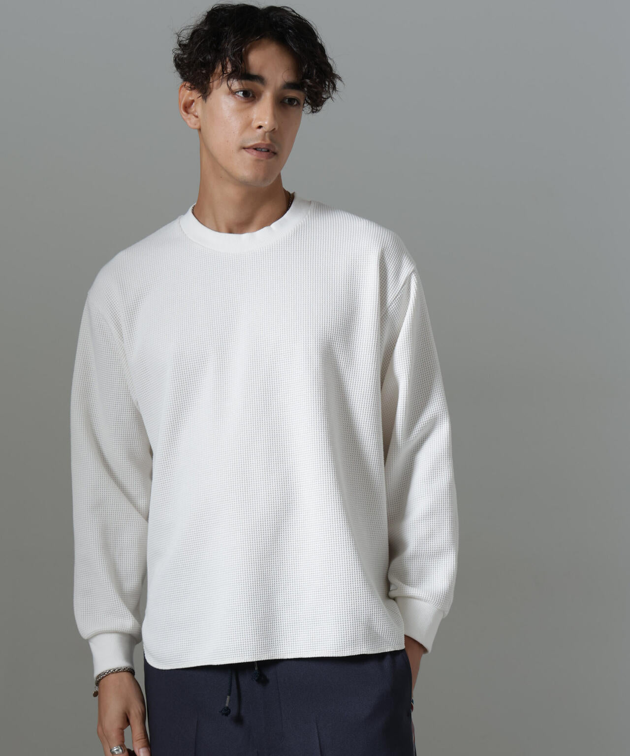 テクノワッフル ロングスリーブTシャツ 6684223230