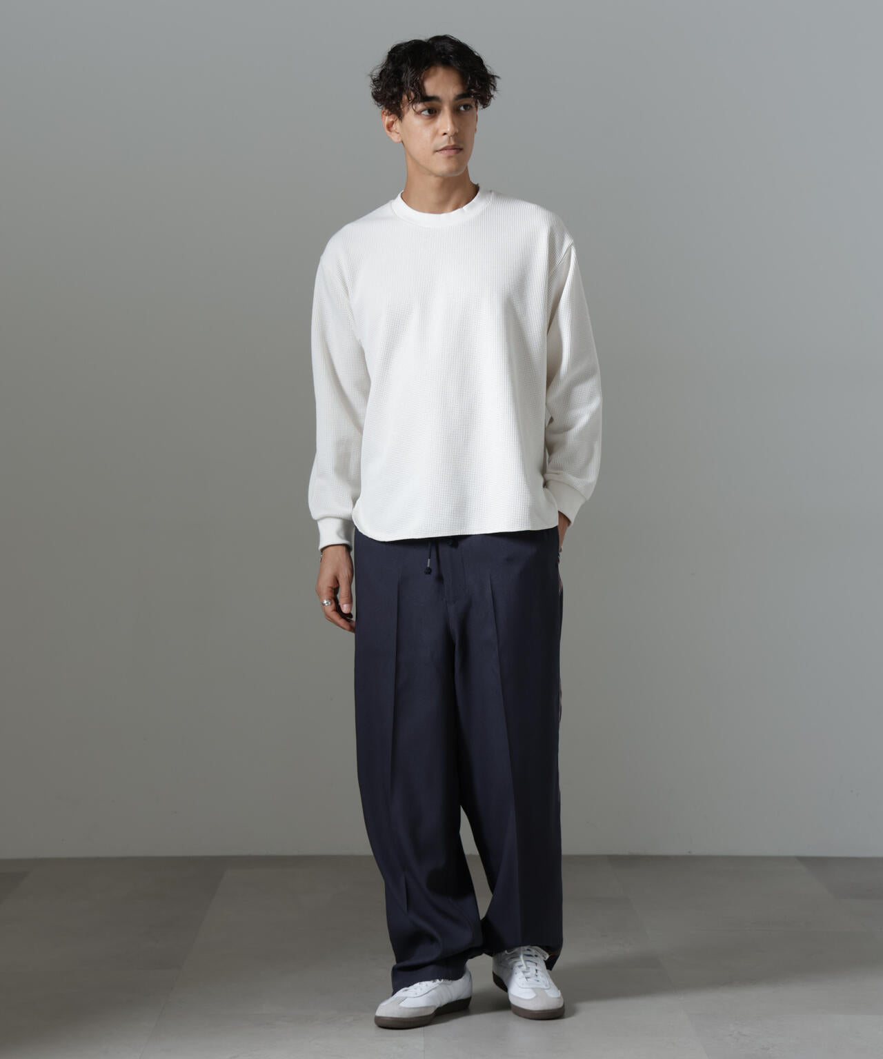 テクノワッフル ロングスリーブTシャツ 6684223230