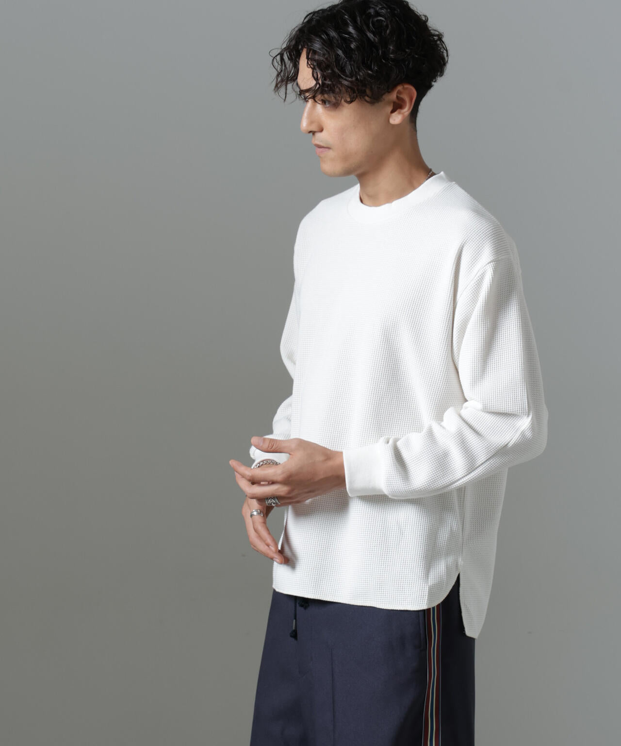 テクノワッフル ロングスリーブTシャツ 6684223230