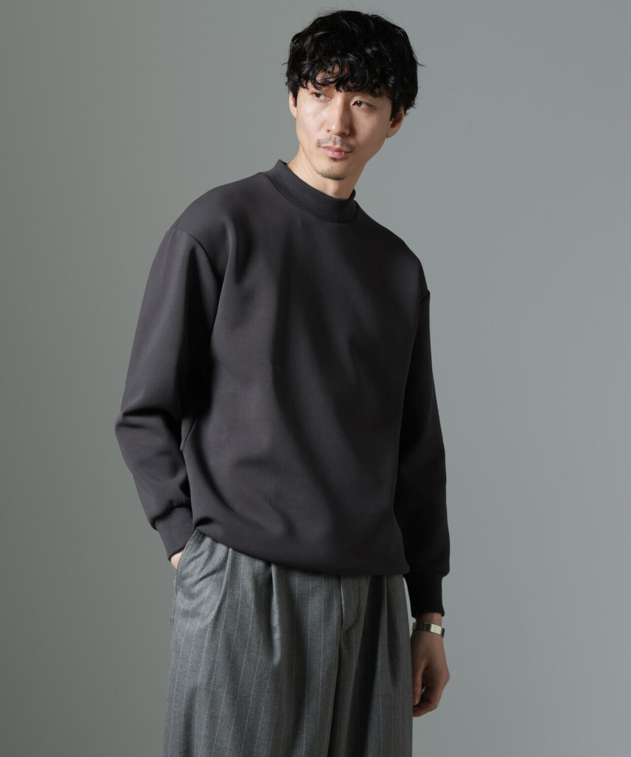 ダンボールドローストリングリブプルオーバー 6684223238