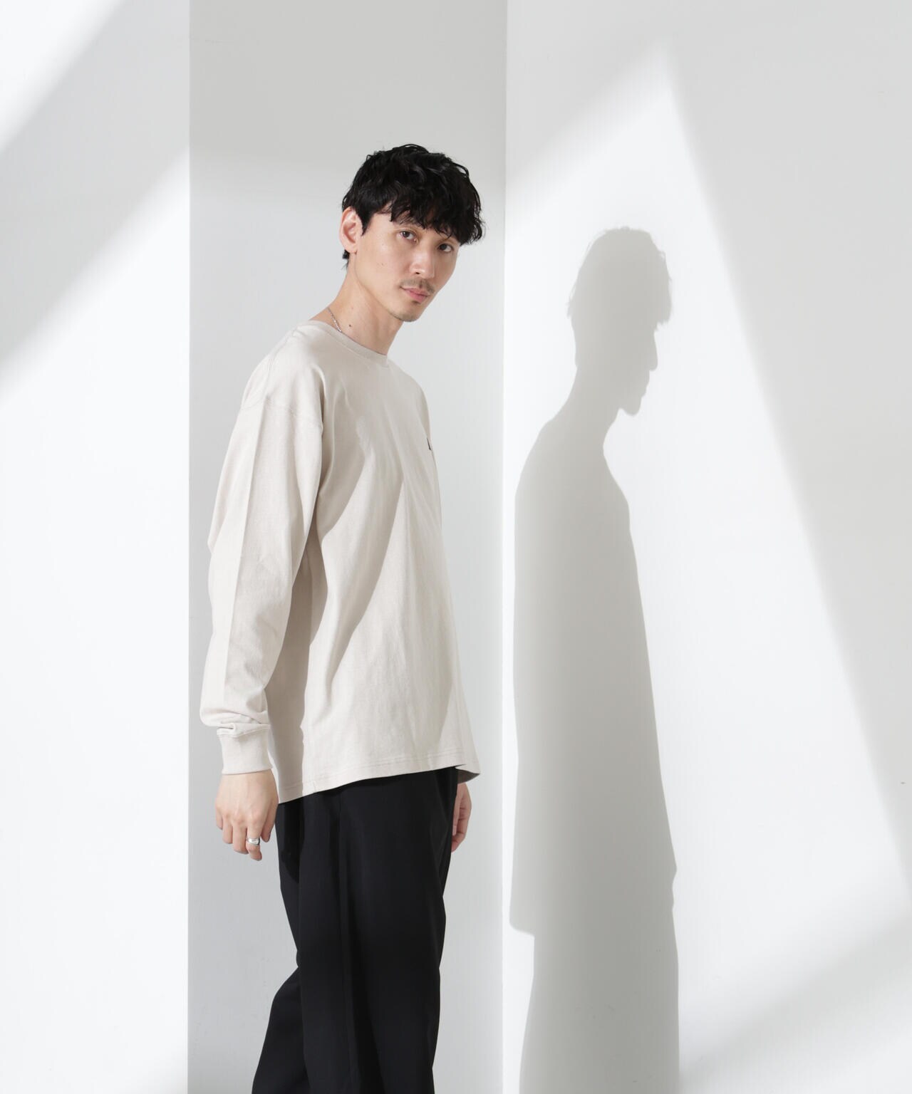 「KELTY×NANO universe」USAコットン天竺Tシャツ長袖 6684223244