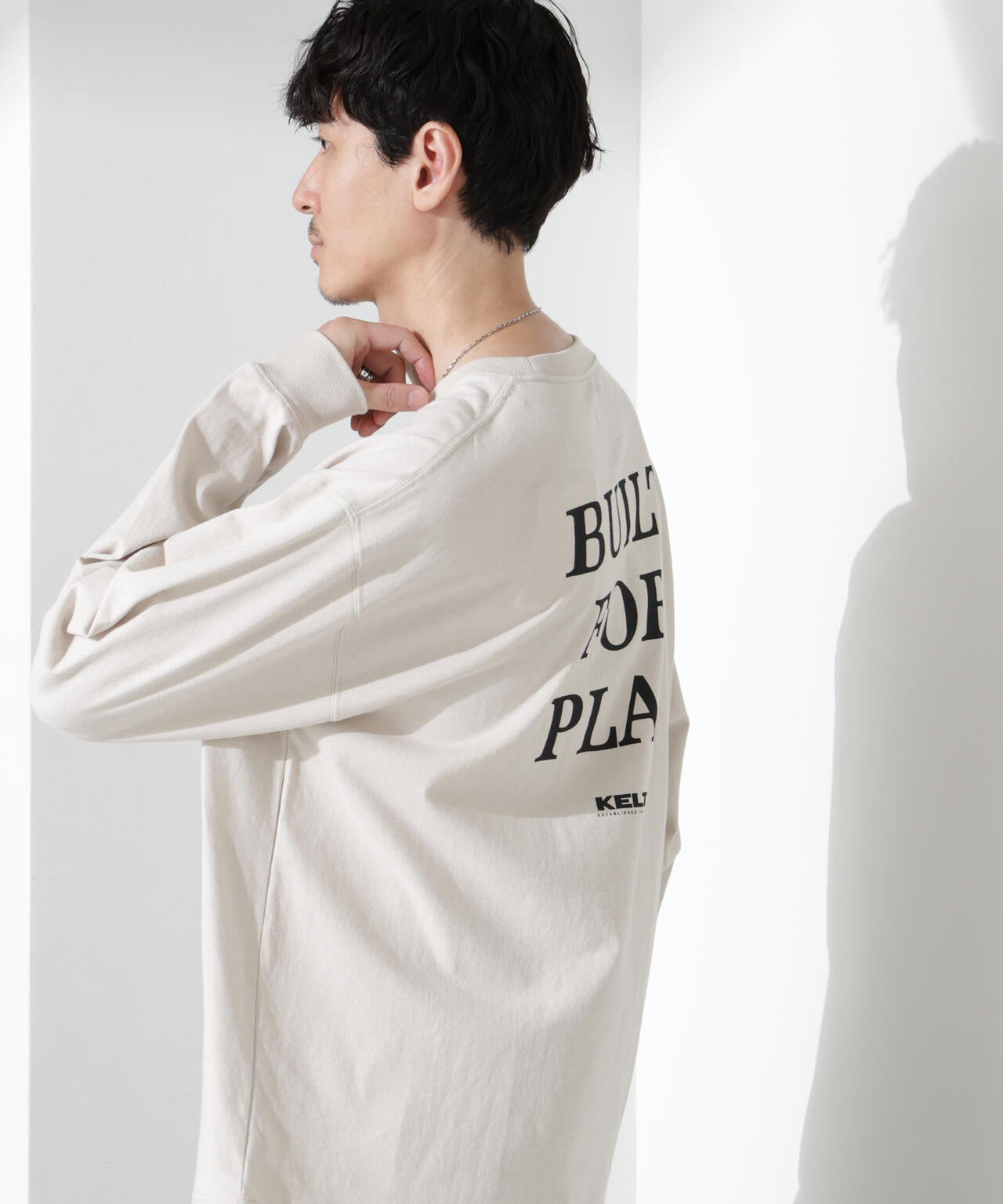 「KELTY×NANO universe」USAコットン天竺Tシャツ長袖 6684223244