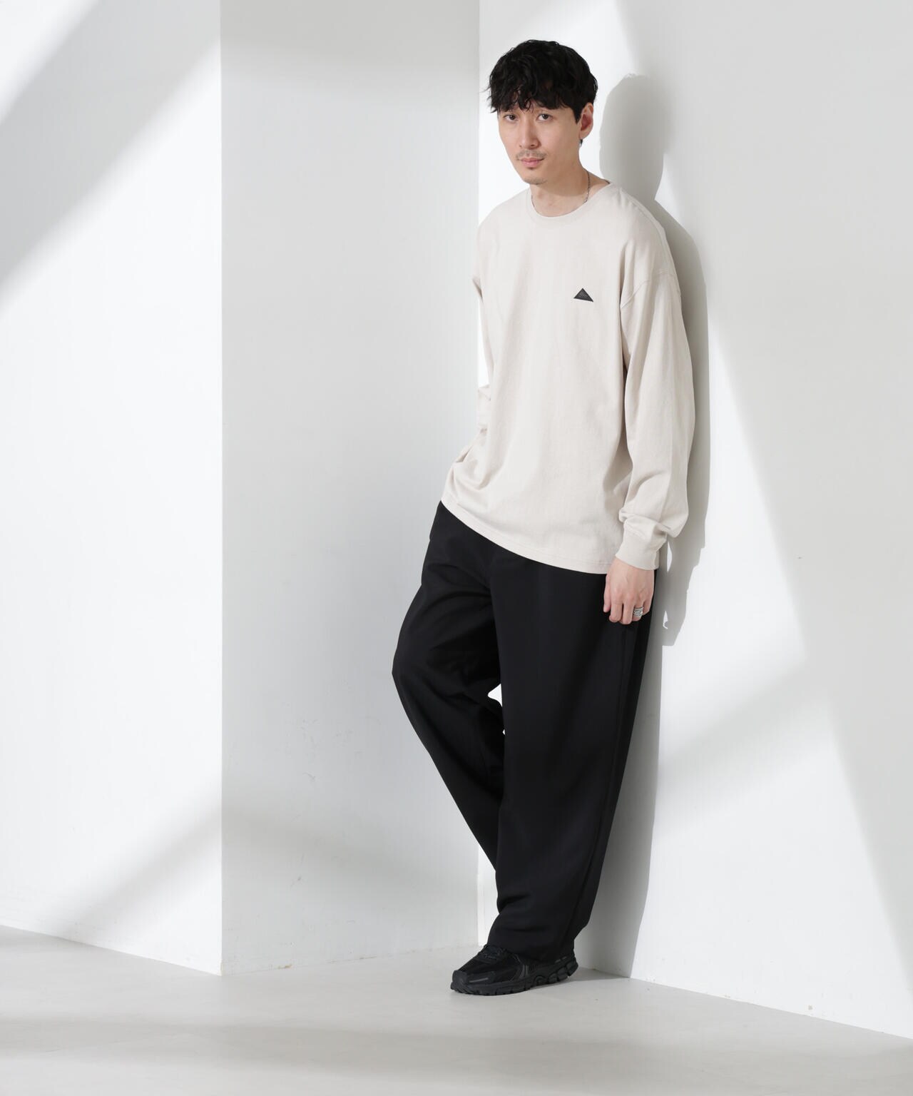 「KELTY×NANO universe」USAコットン天竺Tシャツ長袖 6684223244