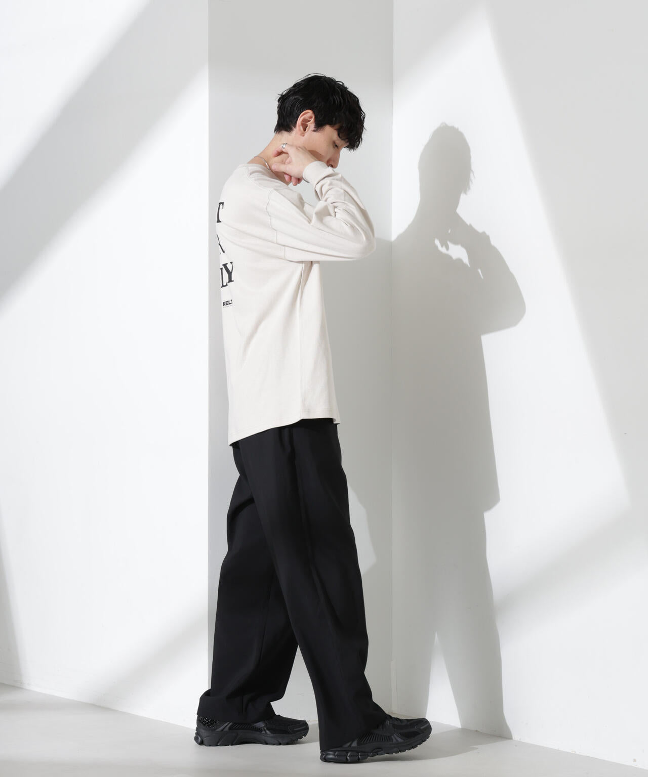 「KELTY×NANO universe」USAコットン天竺Tシャツ長袖 6684223244