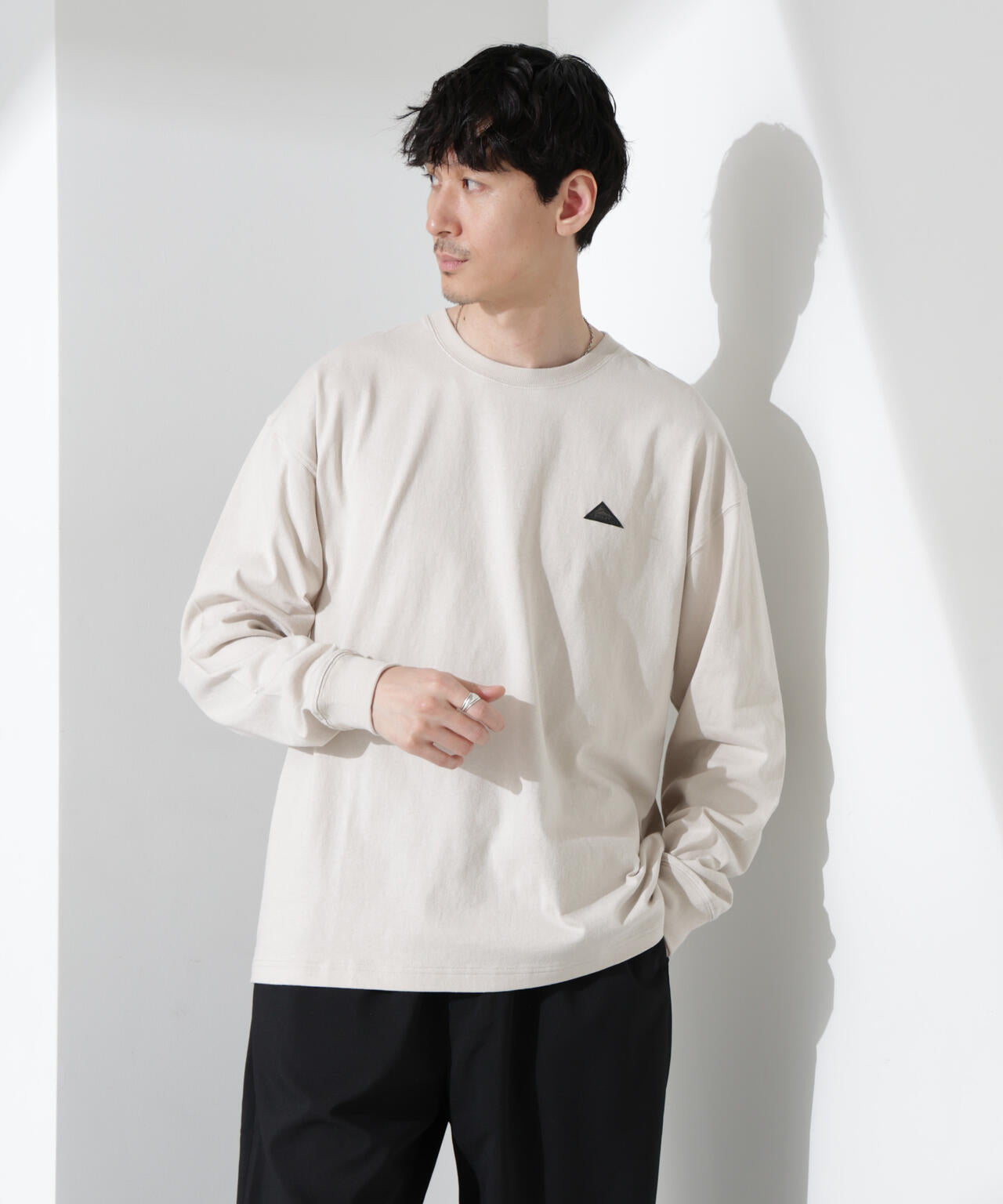 「KELTY×NANO universe」USAコットン天竺Tシャツ長袖 6684223244