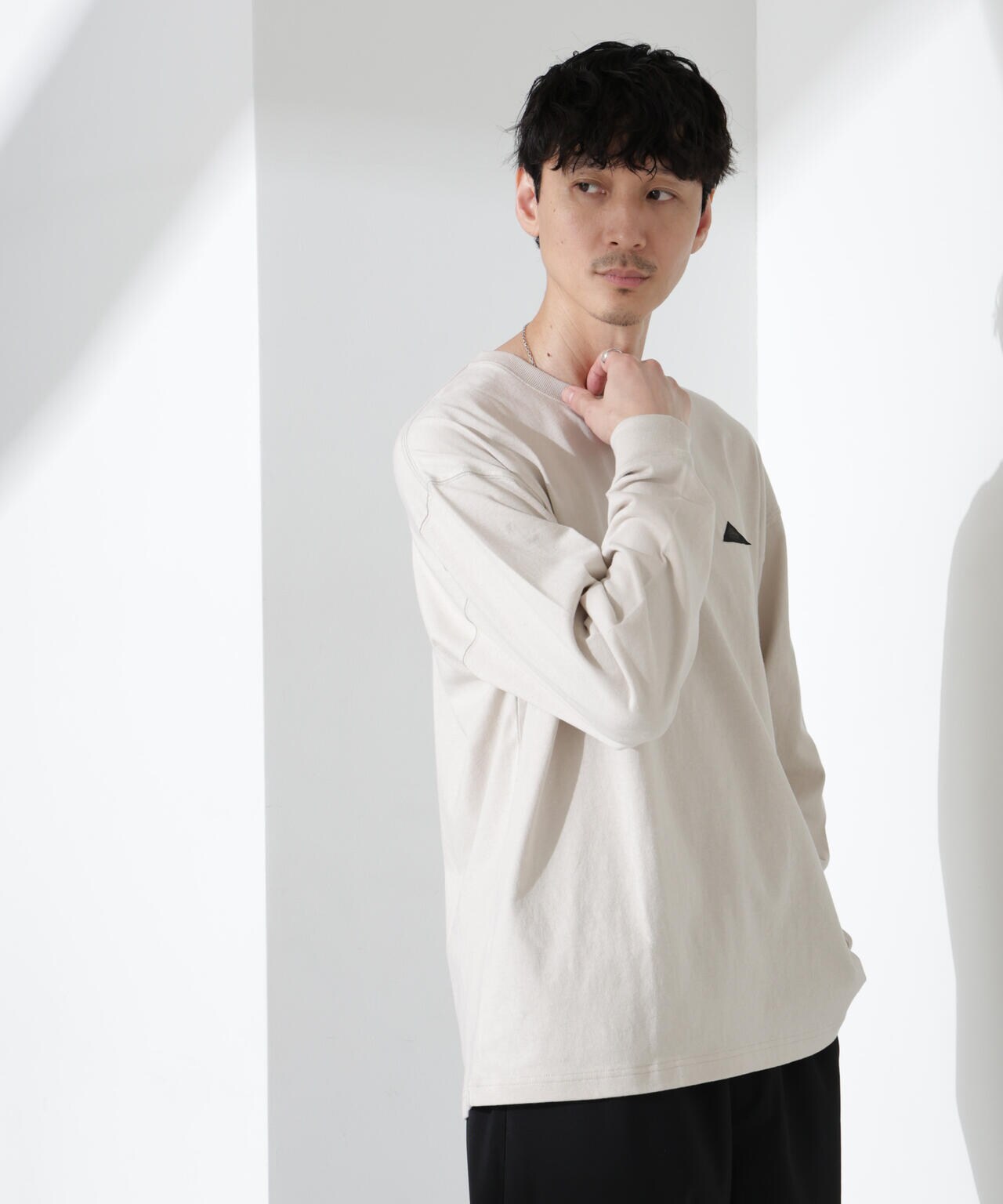 「KELTY×NANO universe」USAコットン天竺Tシャツ長袖 6684223244